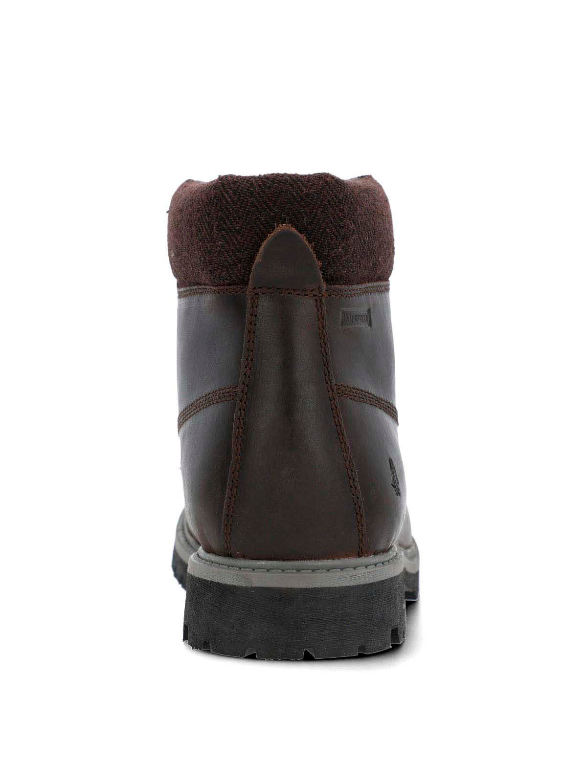 Botín Para Hombre Cuero/Textil Negam Café Hush Puppies