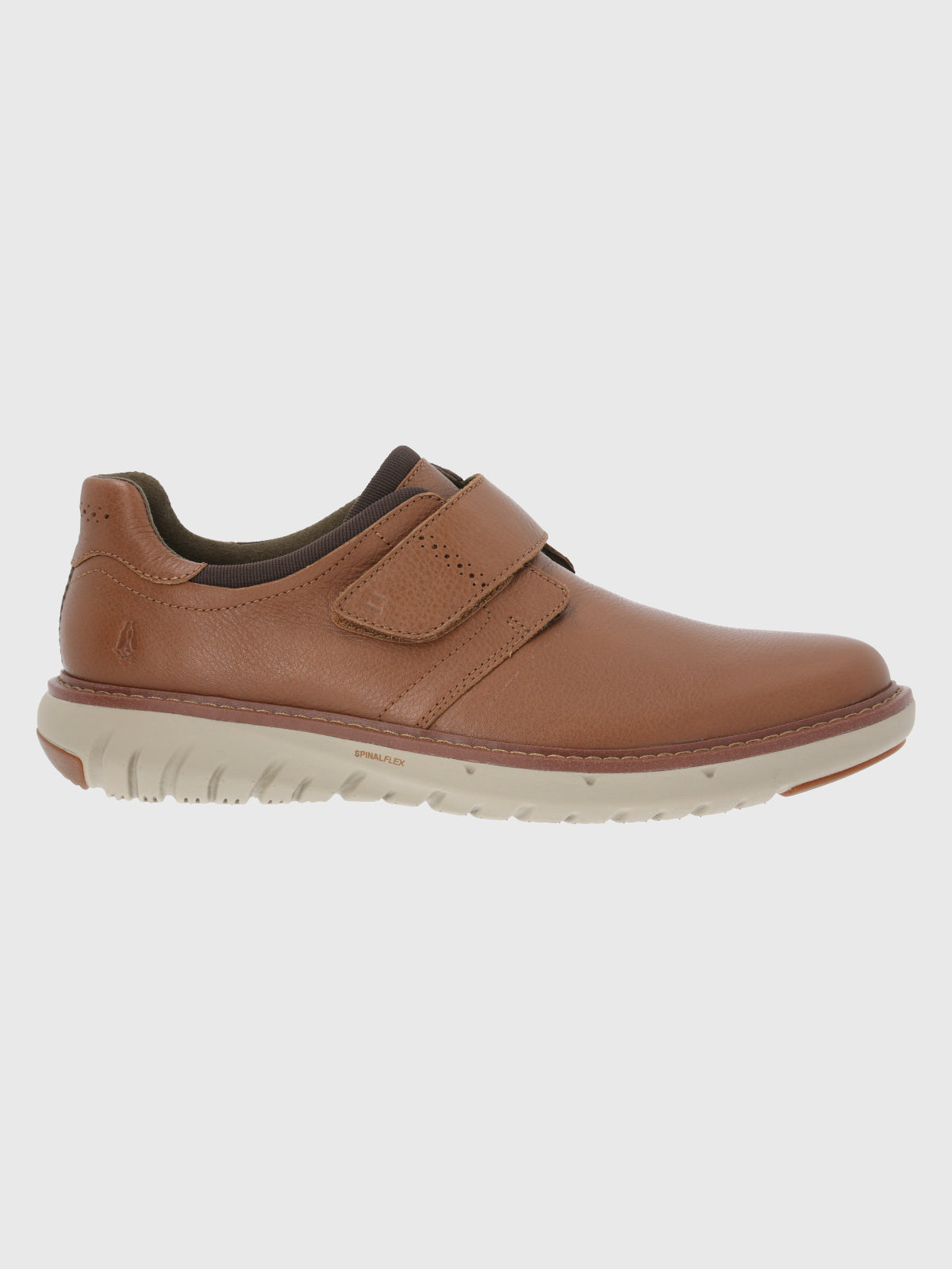 Zapatilla Para Hombre Cuero/Poliester Smart Velcro Café Claro Hush Puppies