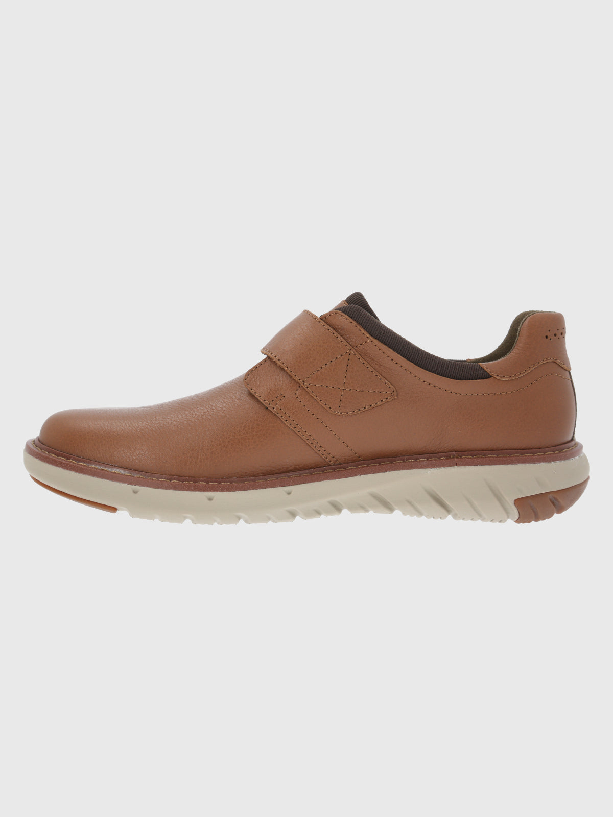 Zapatilla Para Hombre Cuero/Poliester Smart Velcro Café Claro Hush Puppies