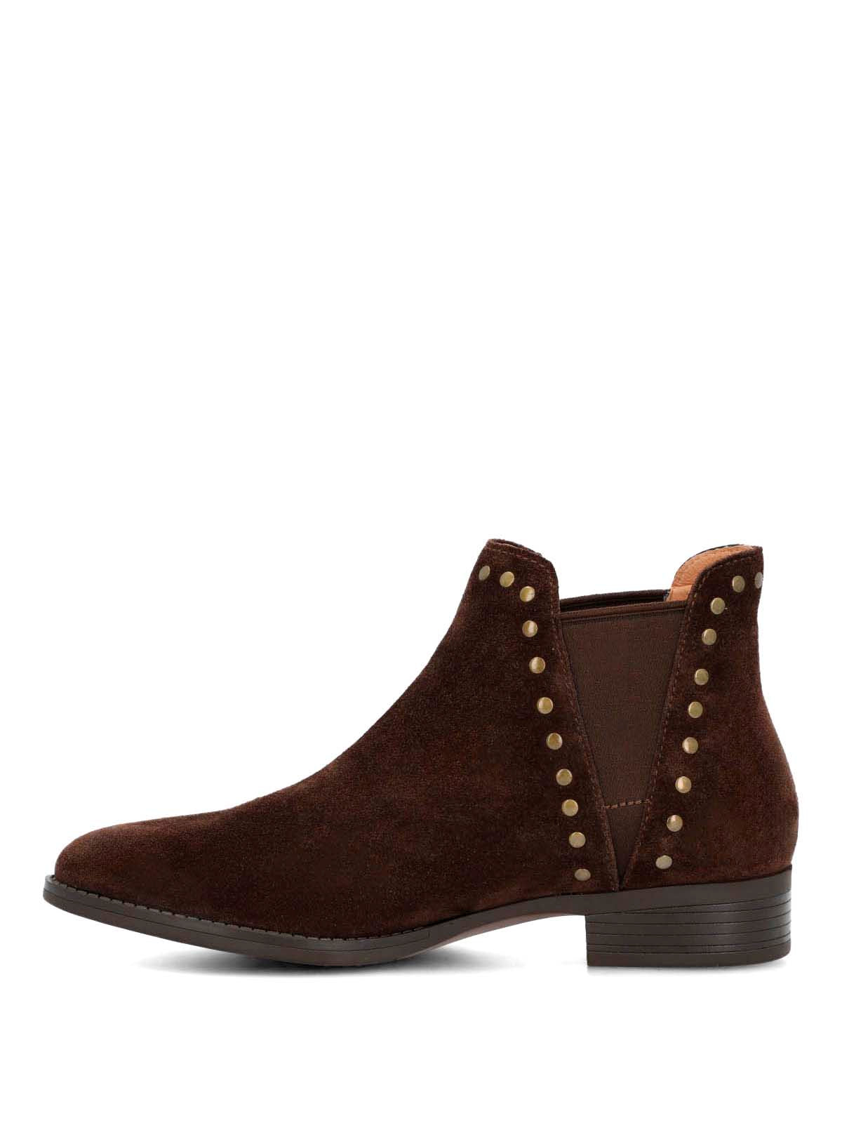 Botin Alva Cuero Mujer
