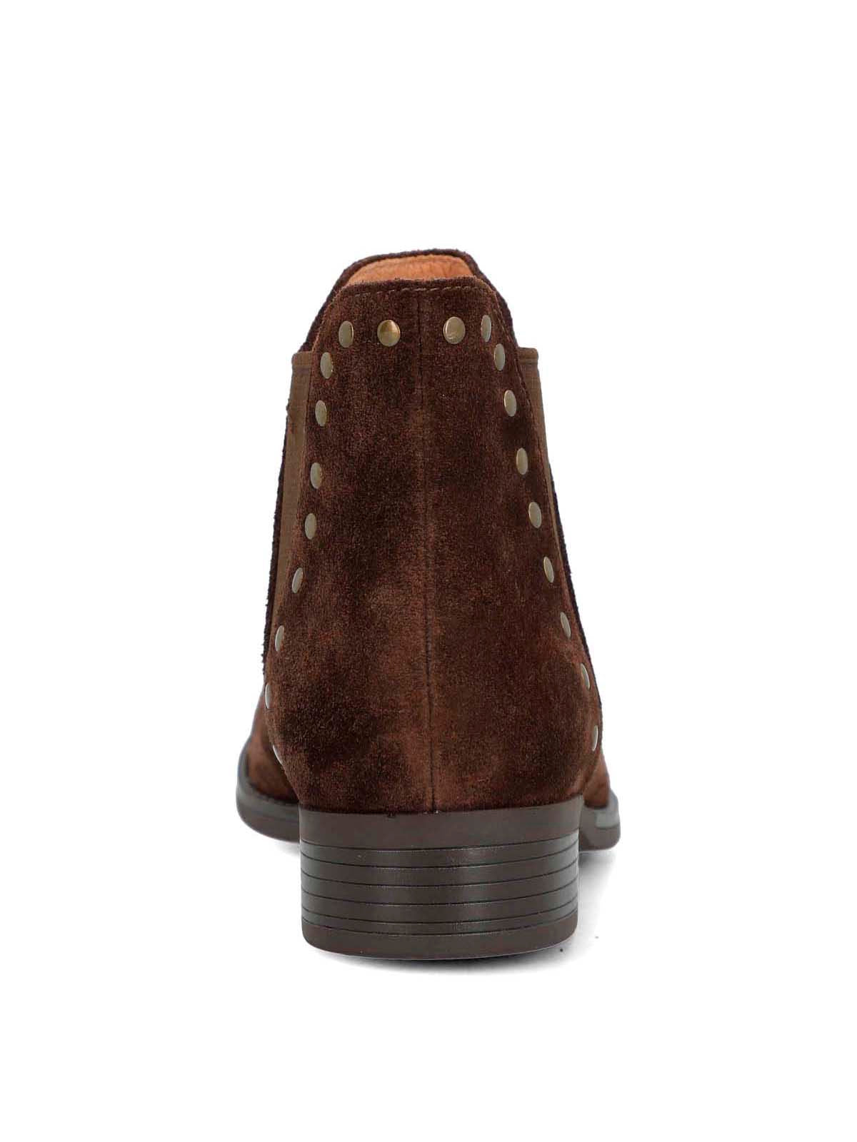 Botin Alva Cuero Mujer