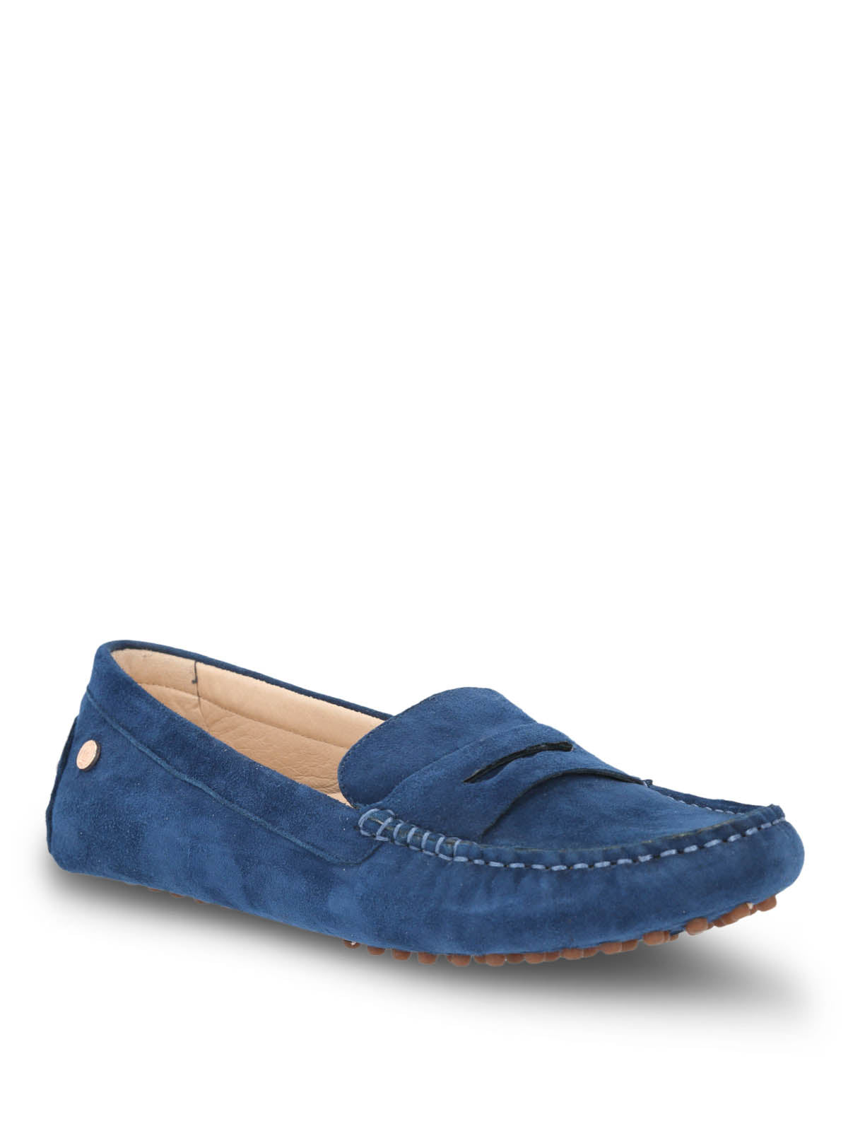 Mocasin Band Cuero Mujer