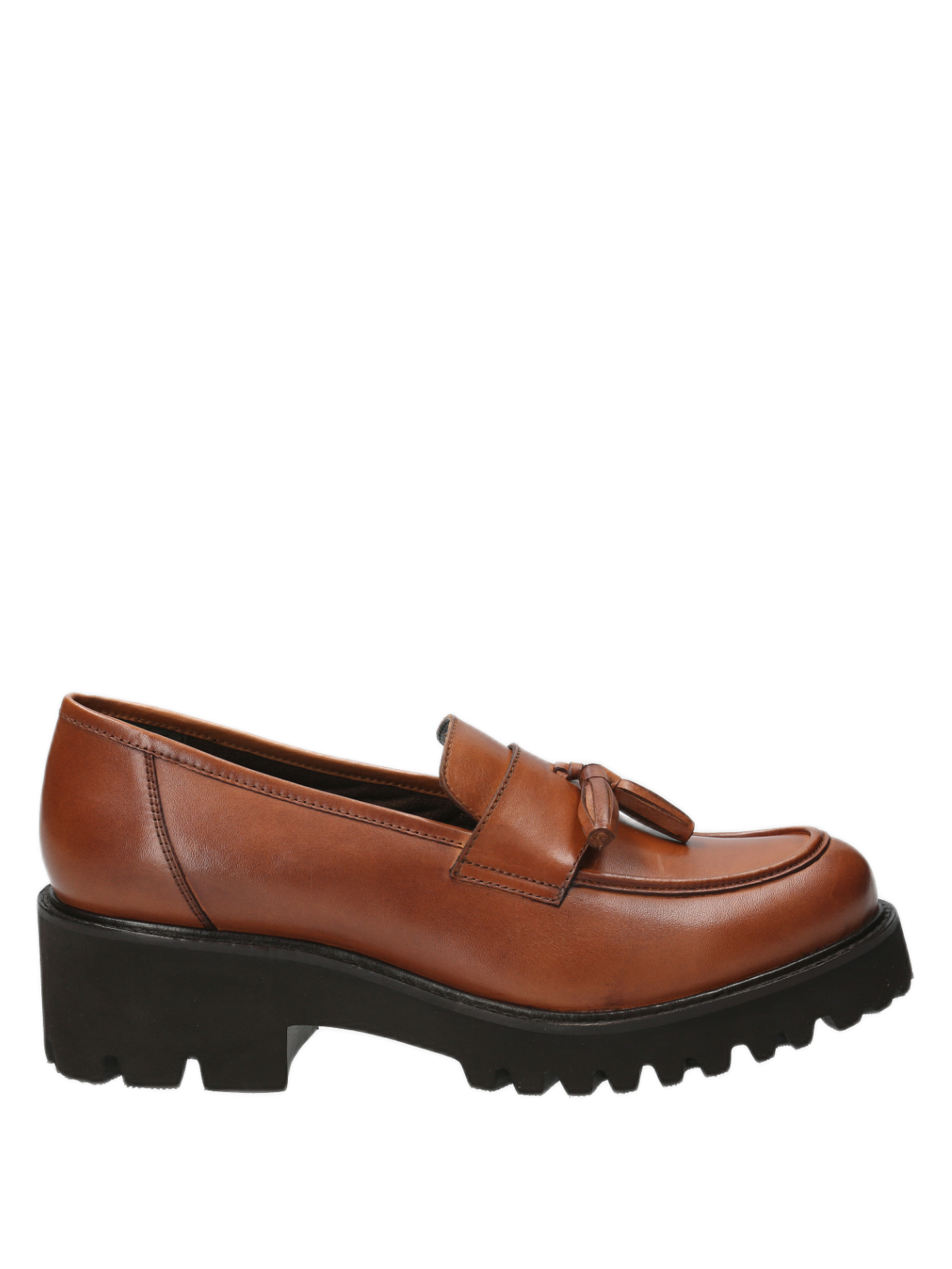 Mocasin Para Mujer Cuero Clov Marrón Hush Puppies