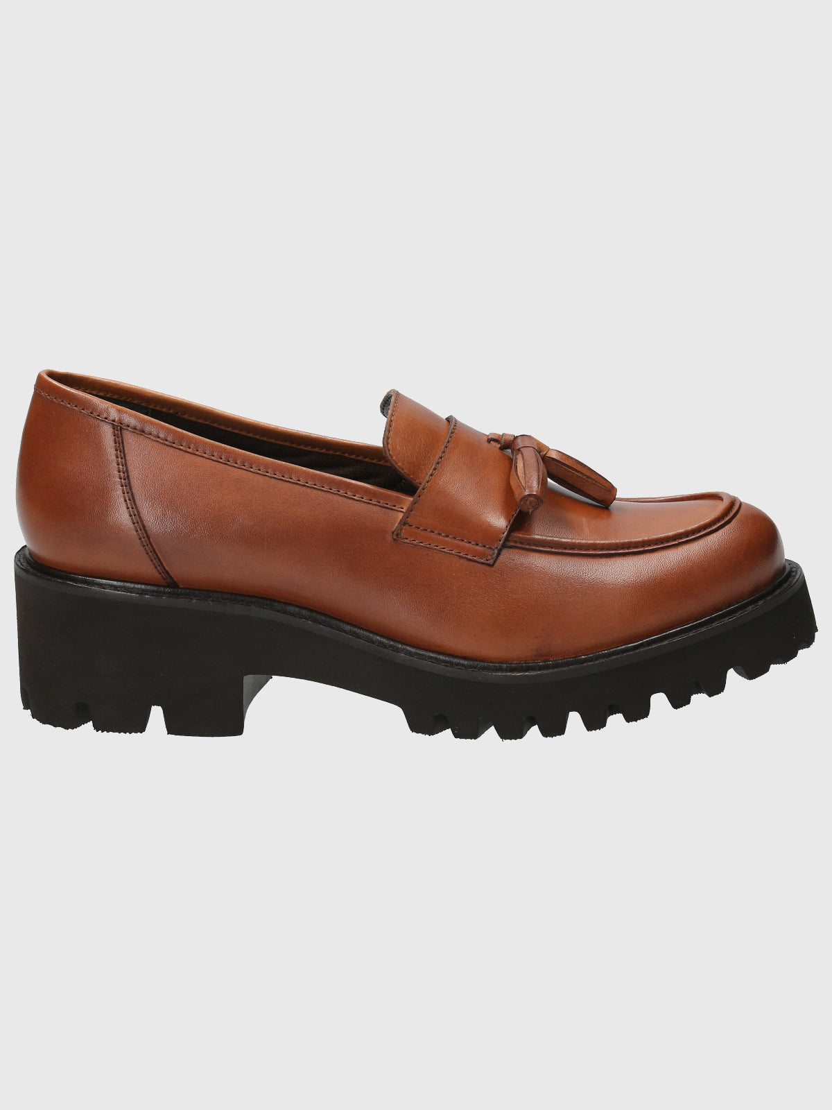 Mocasin Para Mujer Cuero Clov Marrón Hush Puppies