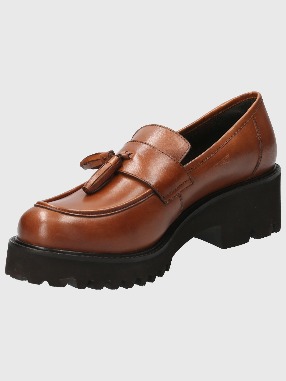 Mocasin Para Mujer Cuero Clov Marrón Hush Puppies