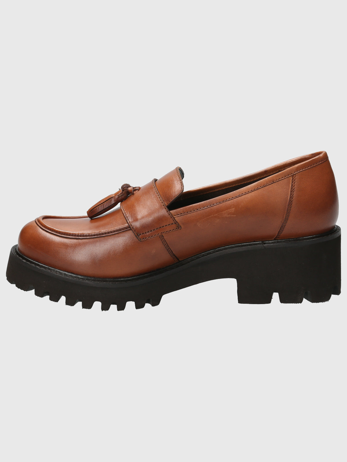 Mocasin Para Mujer Cuero Clov Marrón Hush Puppies