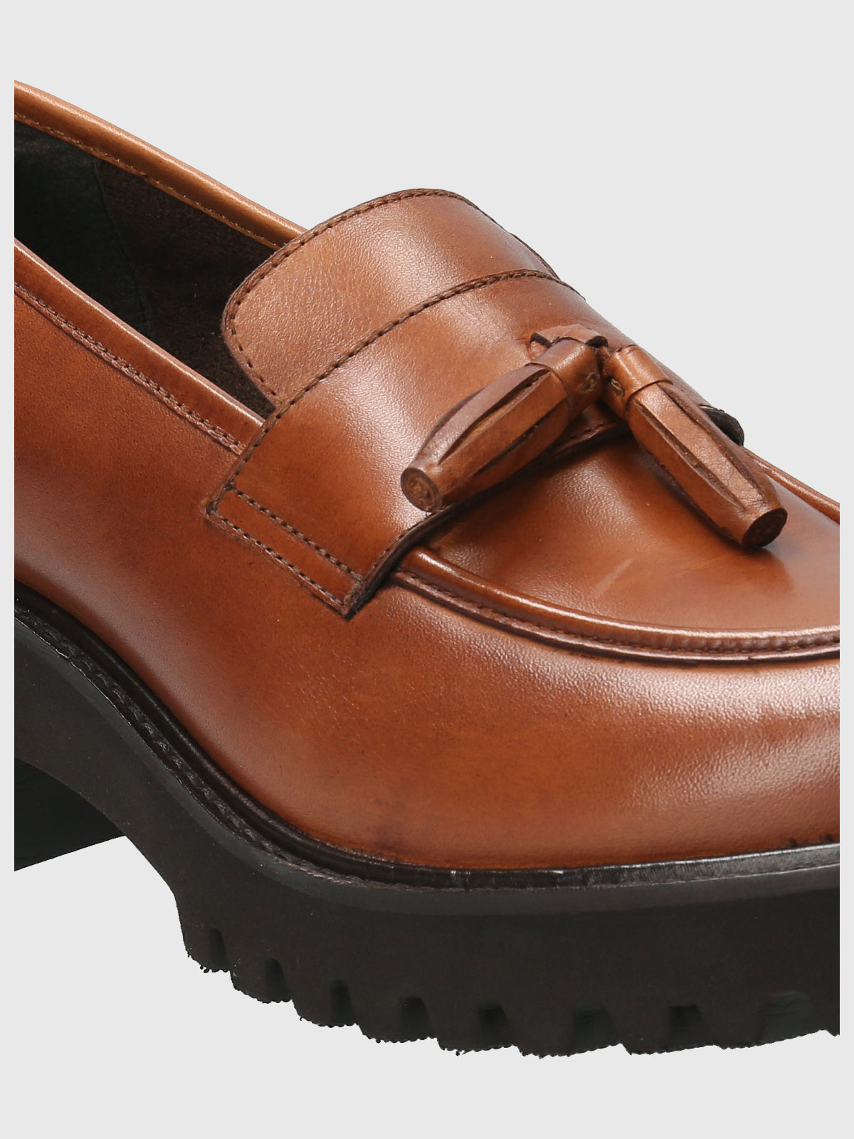 Mocasin Para Mujer Cuero Clov Marrón Hush Puppies