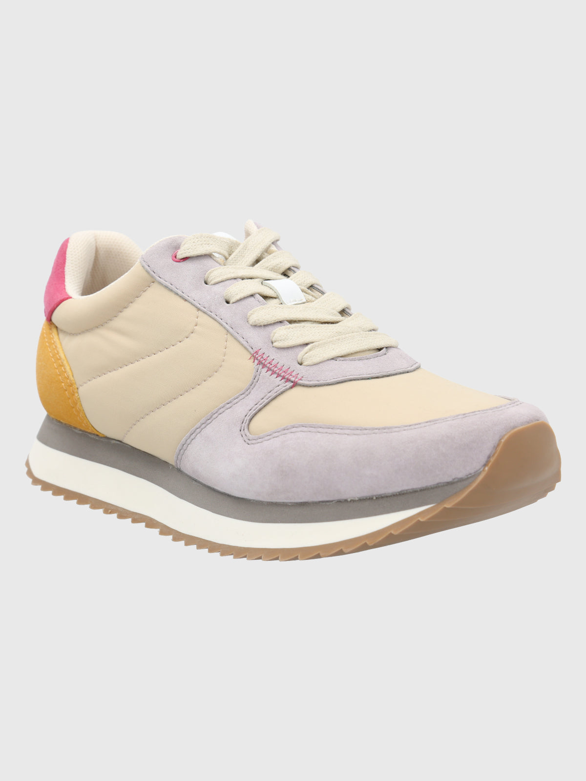 Zapatilla Para Mujer Cuero Bliss Sun Morado Hush Puppies