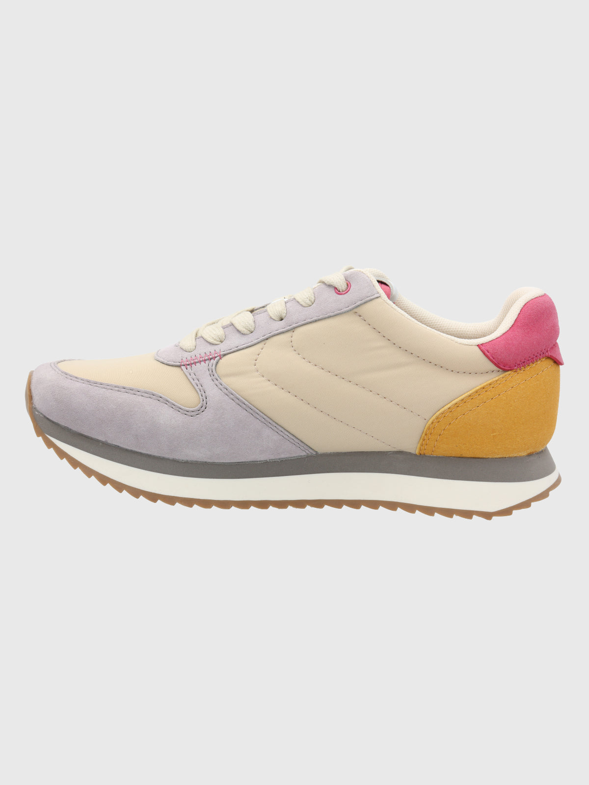 Zapatilla Para Mujer Cuero Bliss Sun Morado Hush Puppies