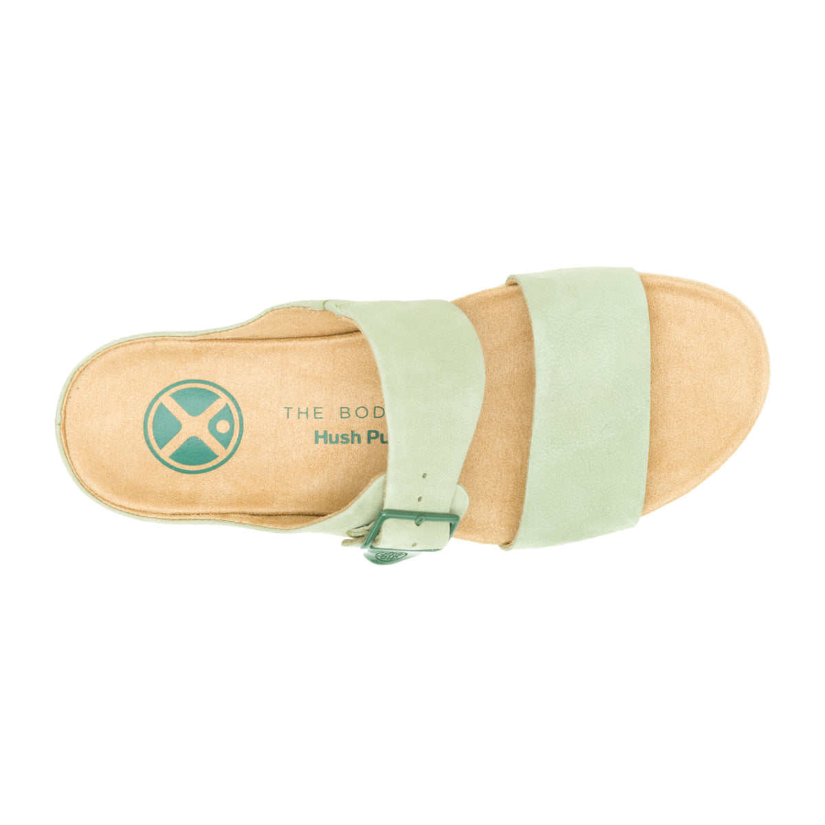 Sandalia Para Mujer Cuero Hp Breathe Slide Verde Hush Puppies