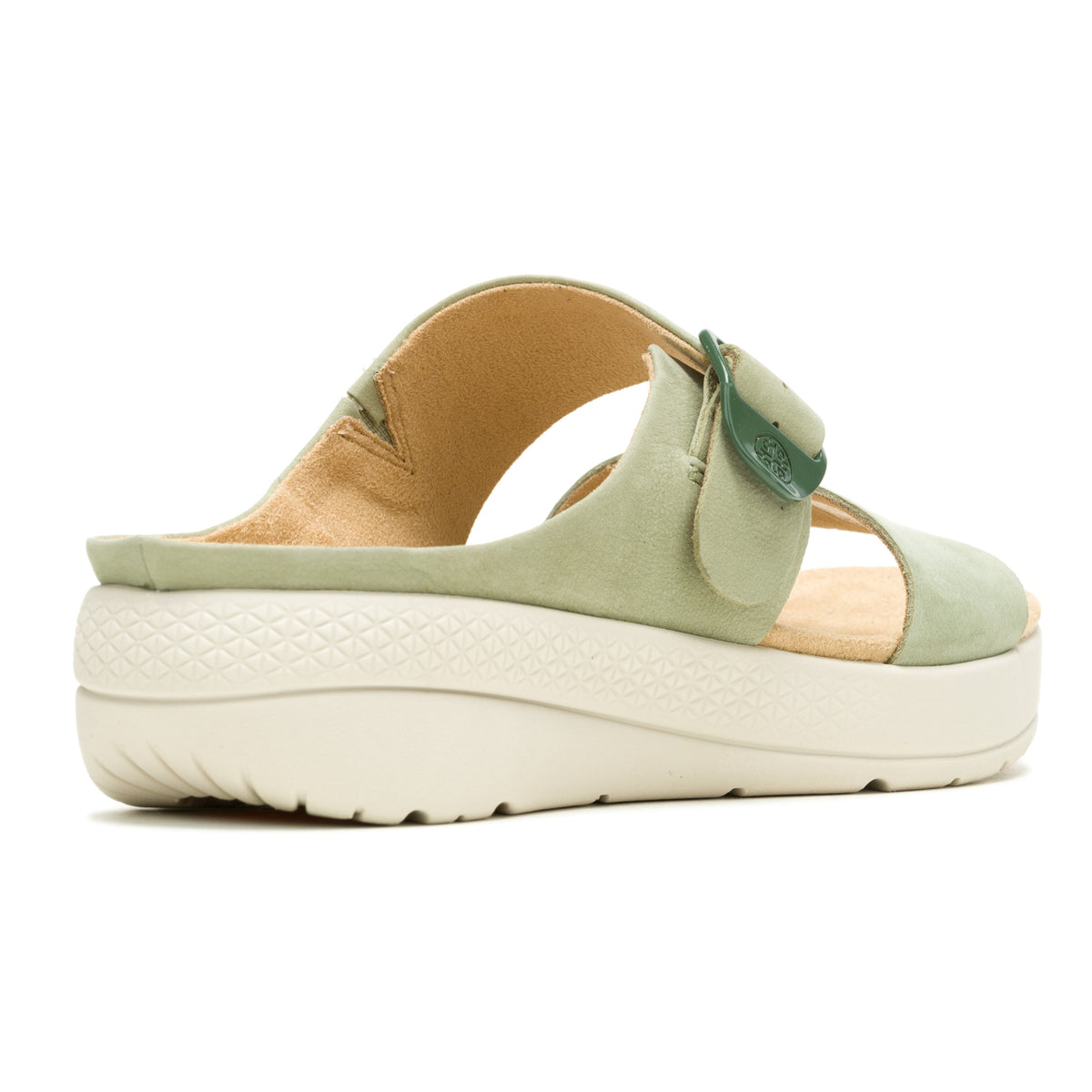 Sandalia Para Mujer Cuero Hp Breathe Slide Verde Hush Puppies