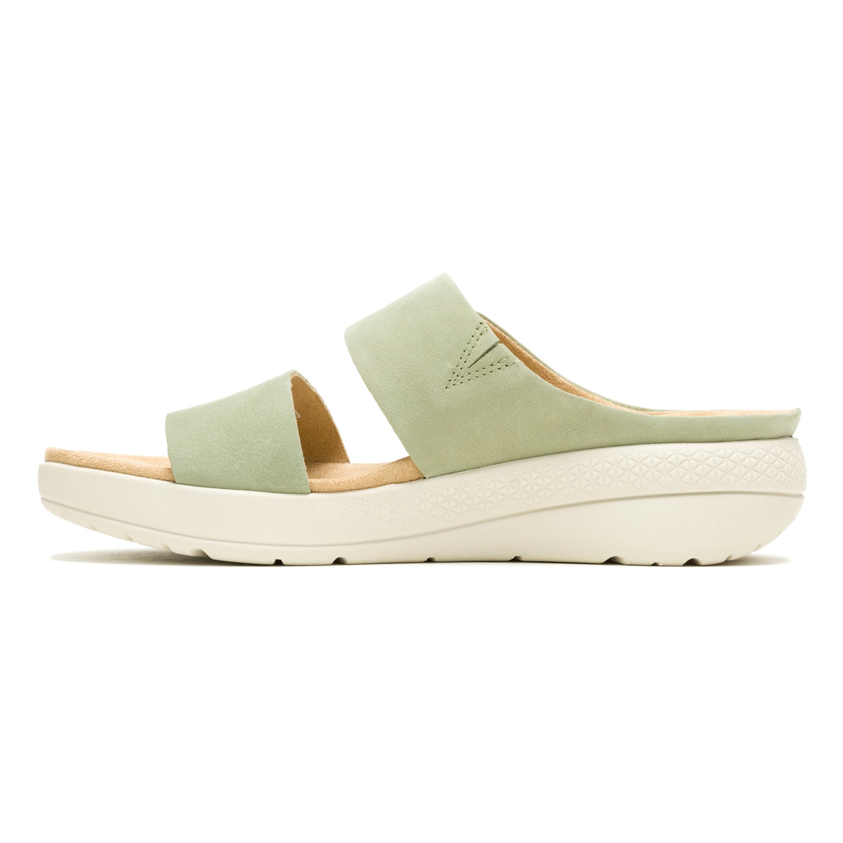 Sandalia Para Mujer Cuero Hp Breathe Slide Verde Hush Puppies