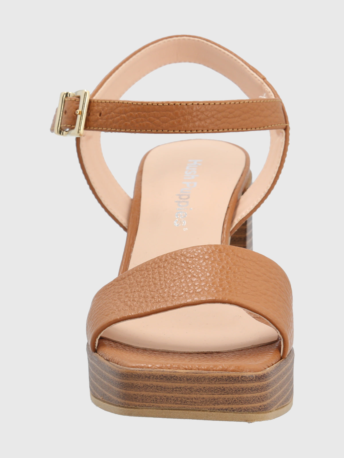 Sandalia Para Mujer Cuero Bormio Café Hush Puppies