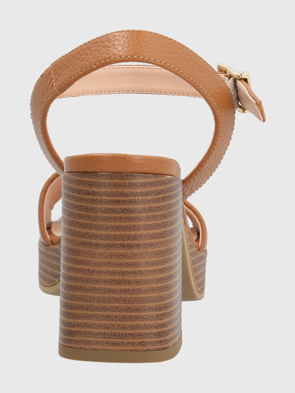 Sandalia Para Mujer Cuero Bormio Café Hush Puppies