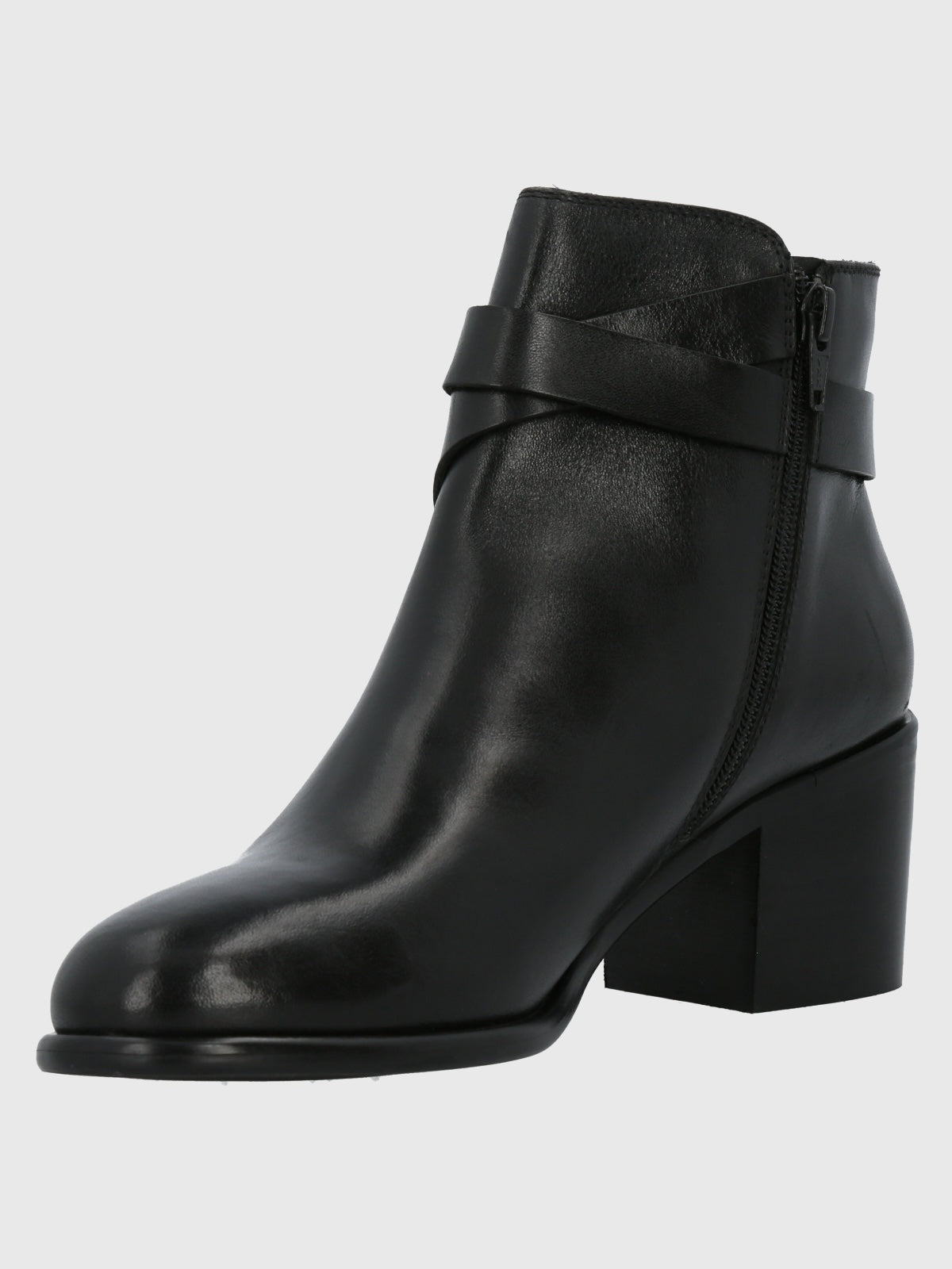 Botín Para Mujer Cuero Amanda Negro Hush Puppies