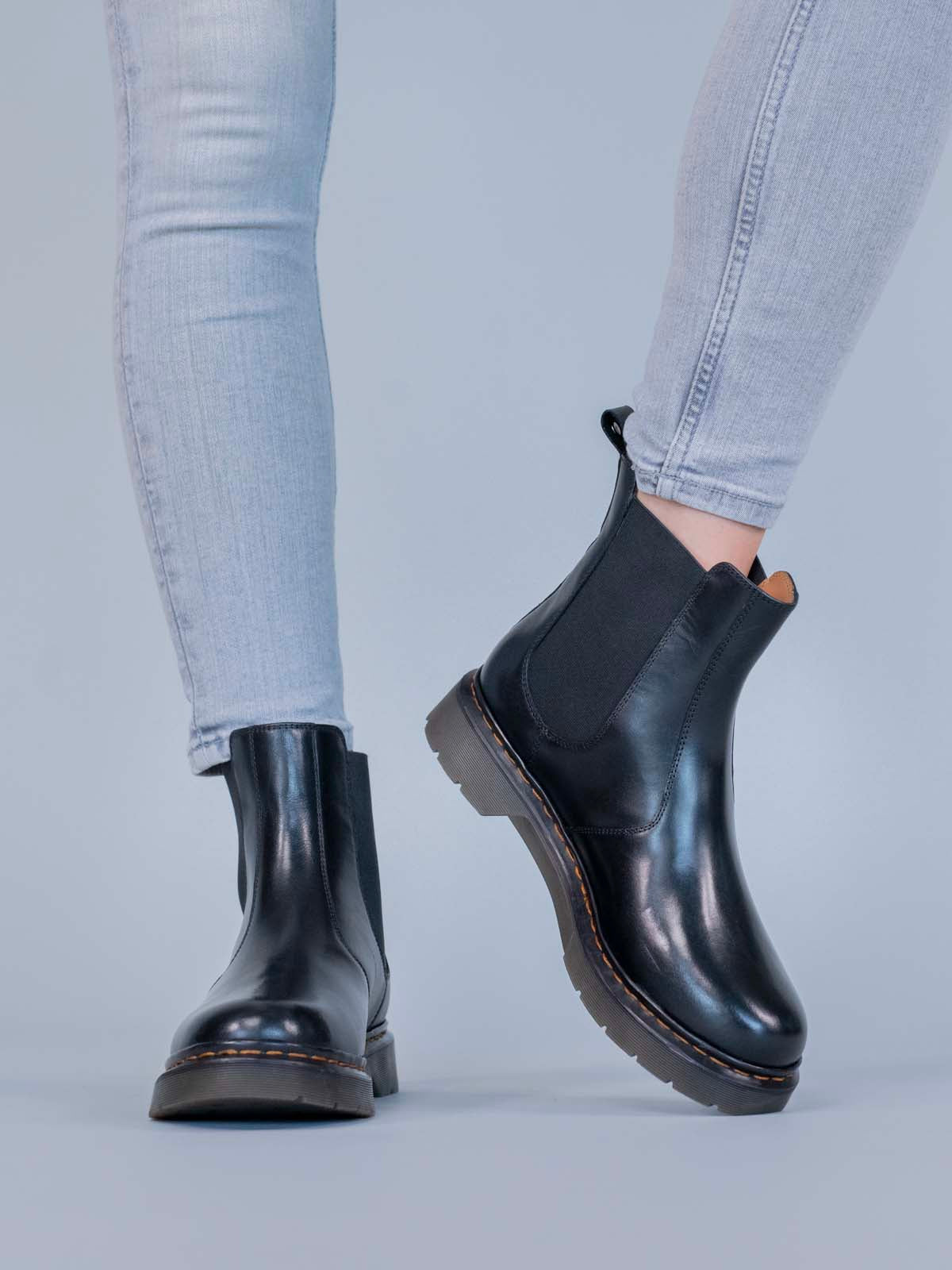 Botin Mart Cuero Mujer
