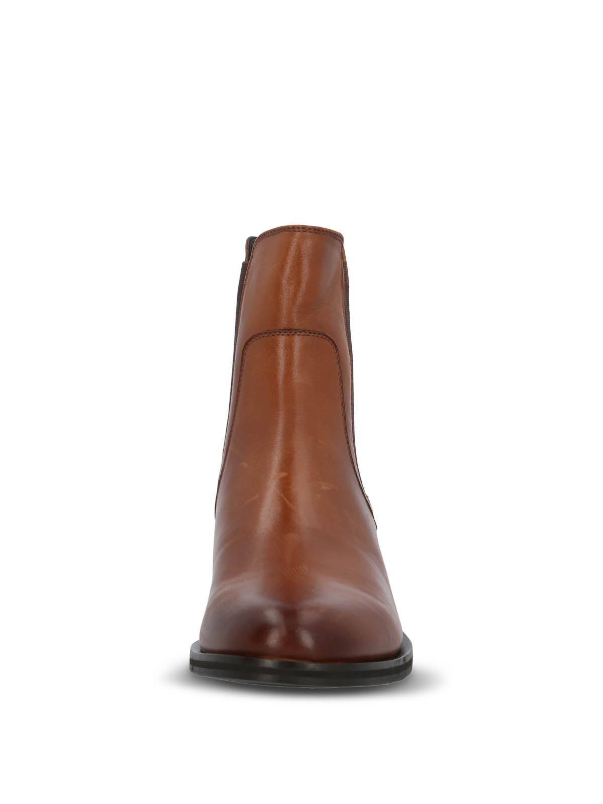Botín Para Mujer Cuero Rivor Marron Hush Puppies