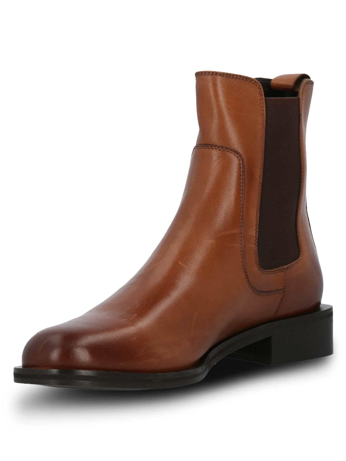 Botín Para Mujer Cuero Rivor Marron Hush Puppies