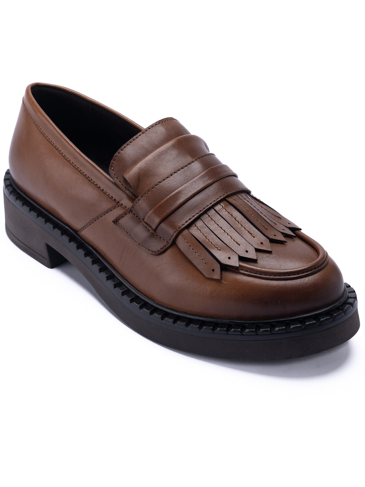 Mocasín Para Mujer Cuero Willow Marrón Hush Puppies