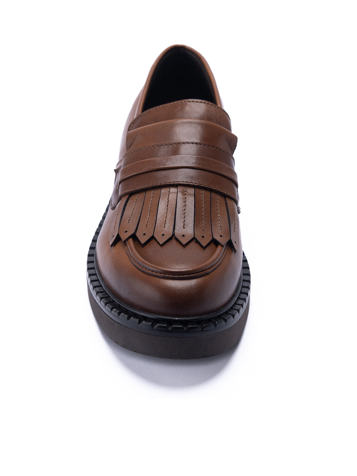 Mocasín Para Mujer Cuero Willow Marrón Hush Puppies