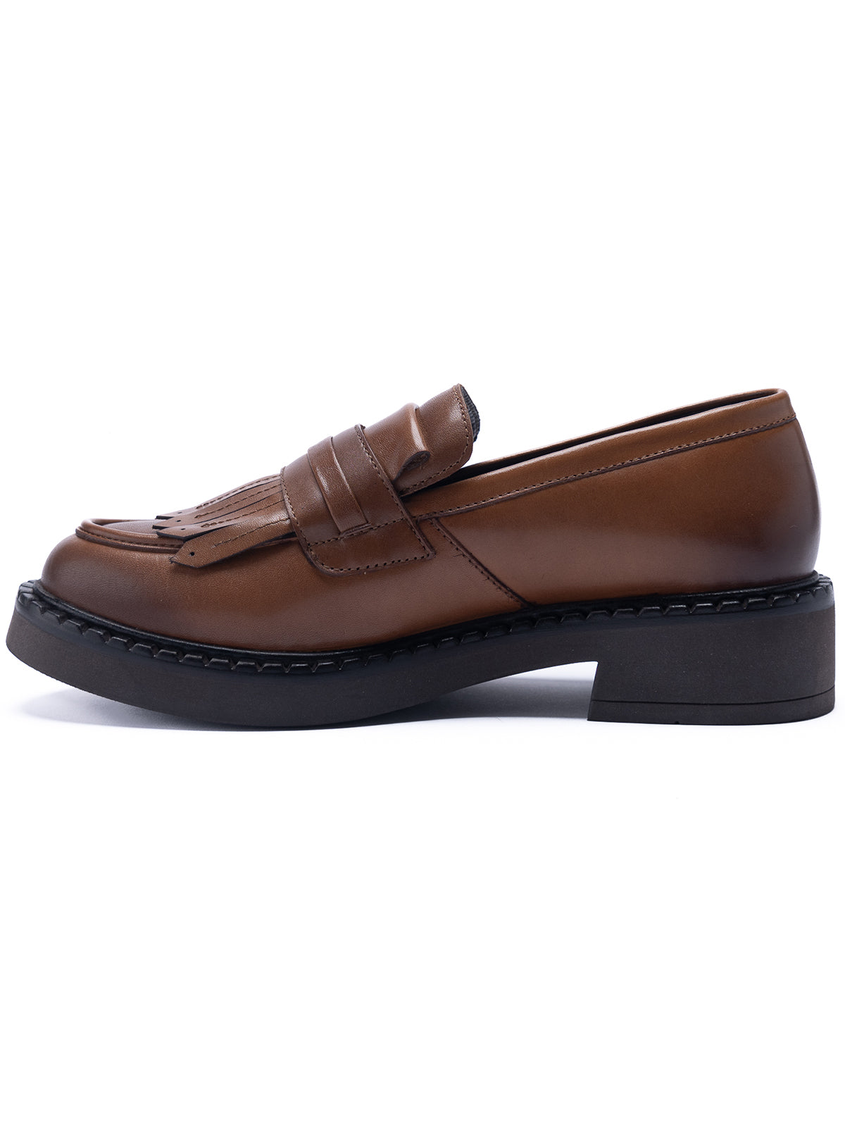 Mocasín Para Mujer Cuero Willow Marrón Hush Puppies