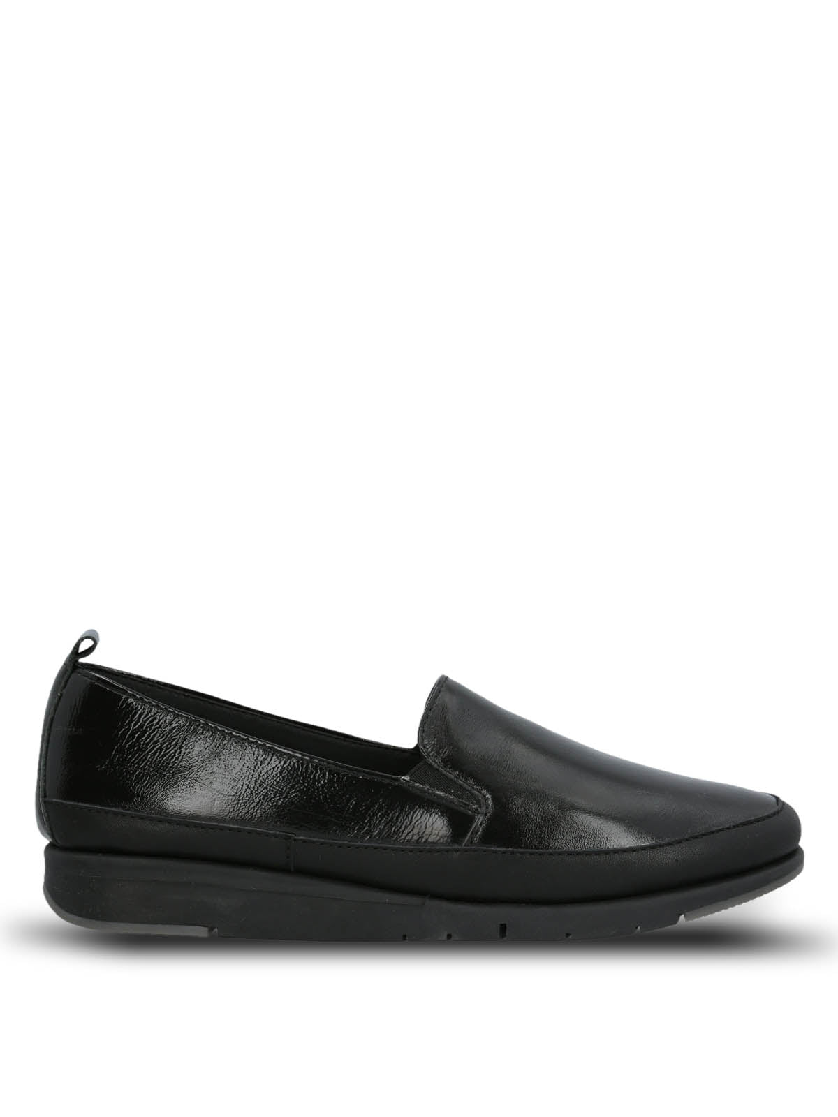 Slip On Para Mujer Cuero Judy Negro Hush Puppies