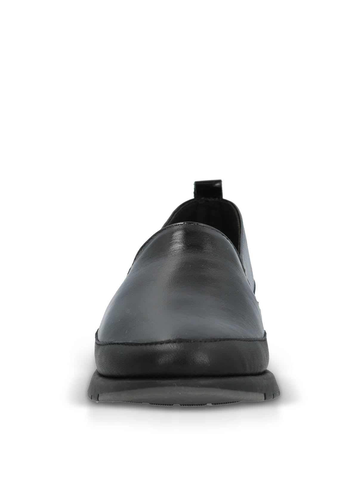 Slip On Para Mujer Cuero Judy Negro Hush Puppies