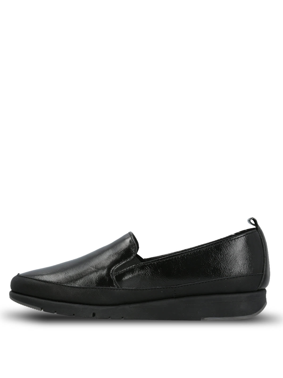 Slip On Para Mujer Cuero Judy Negro Hush Puppies