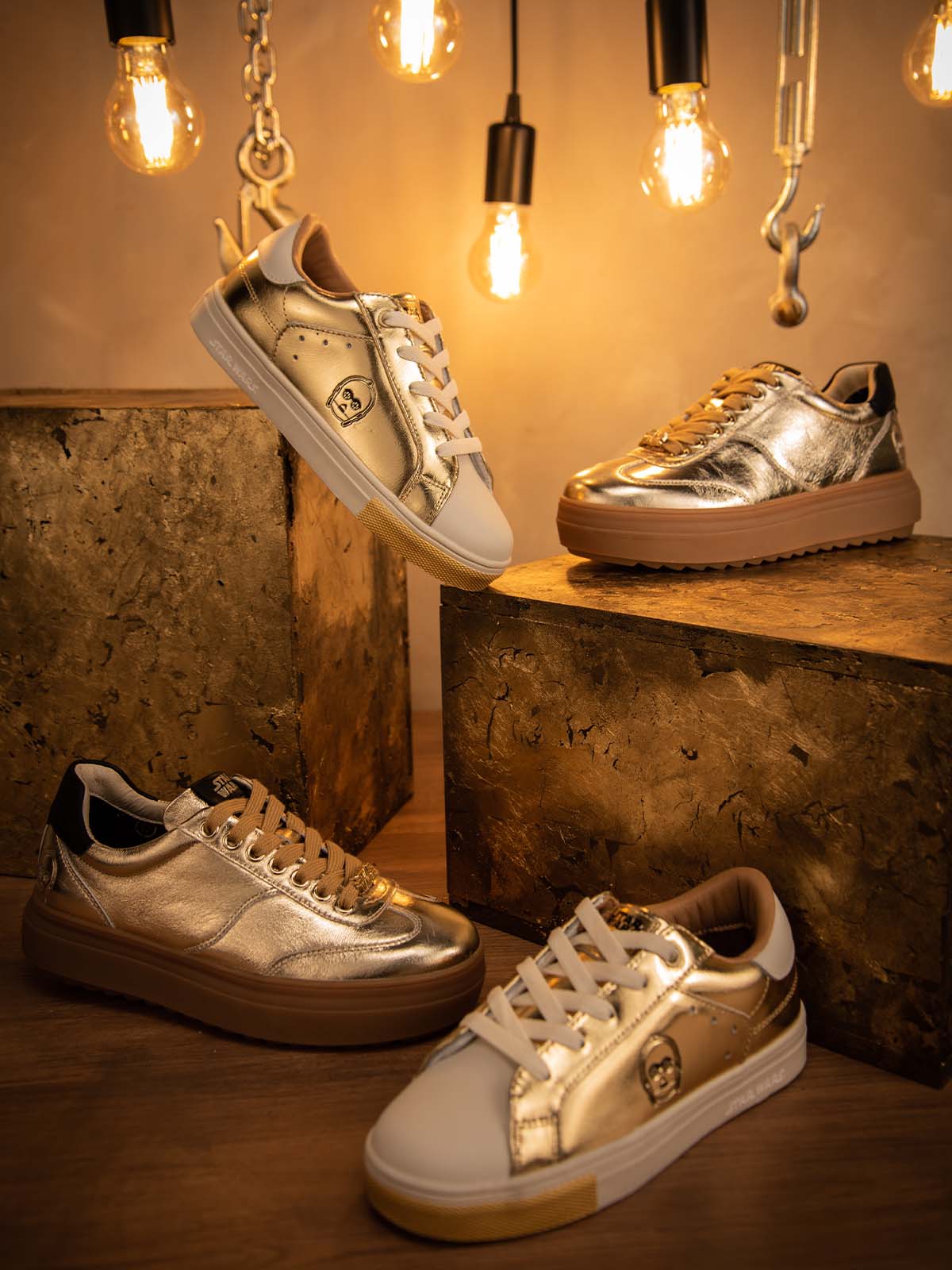 Zapatilla C-3Po-W Cuero Mujer