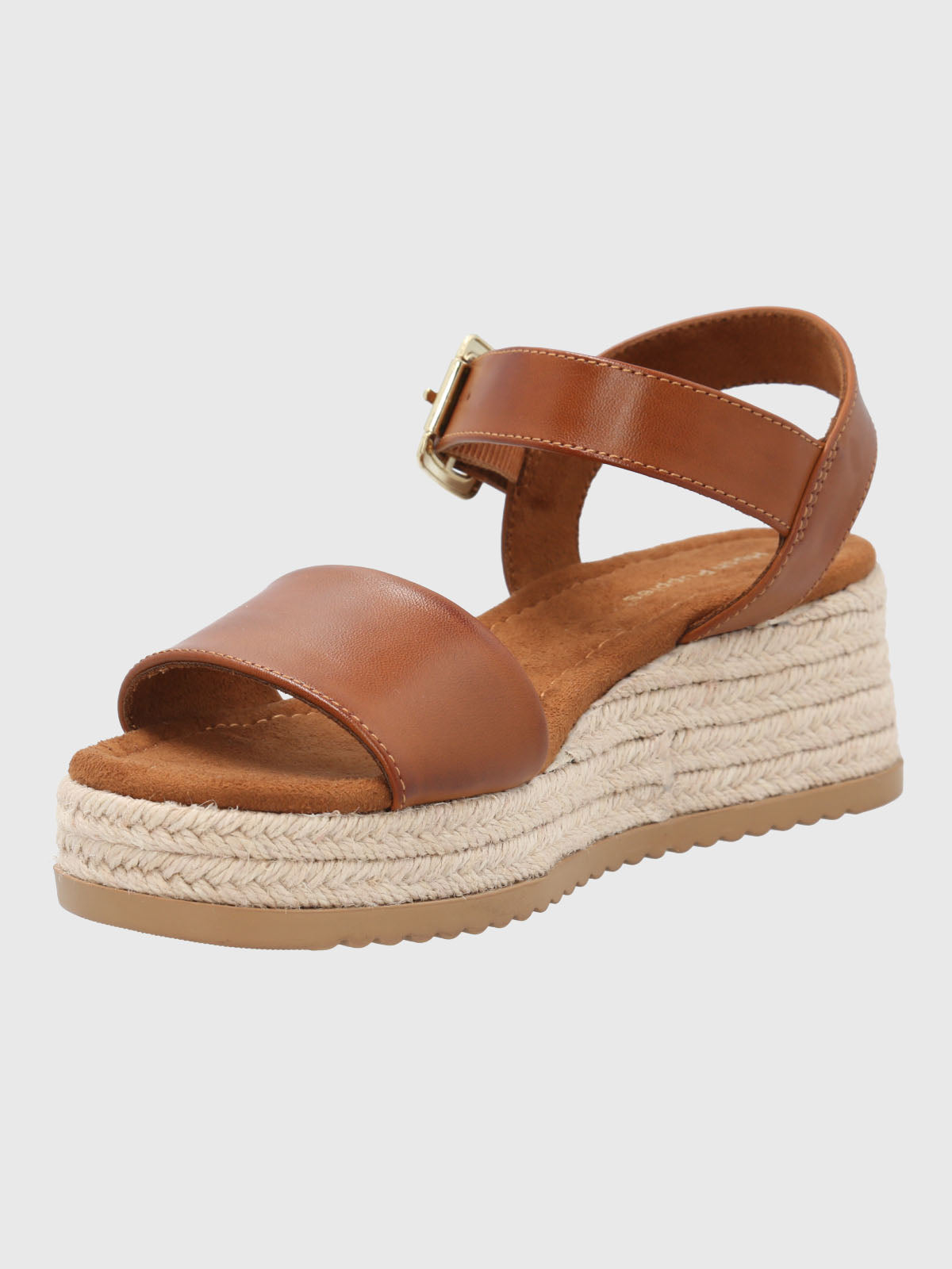 Sandalia Para Mujer Sintetico Lili Café Hush Puppies