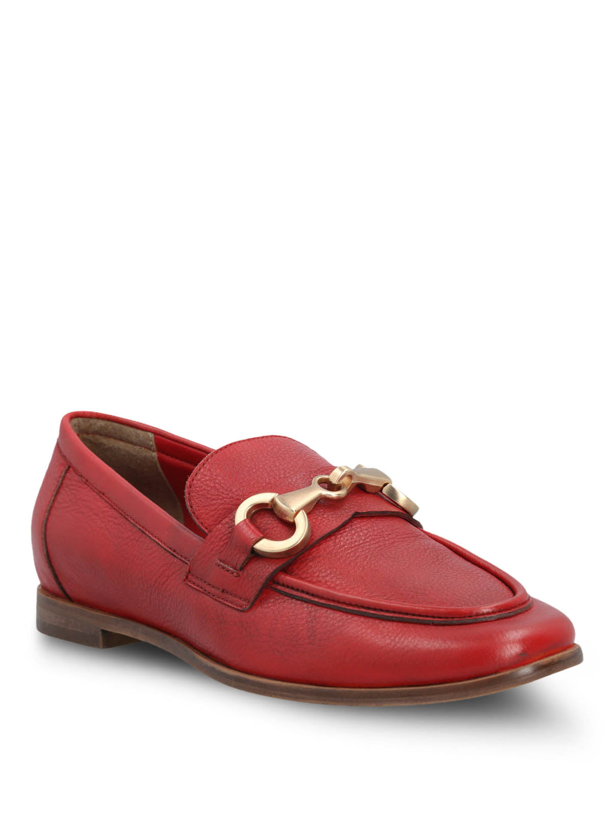 Mocasin Poplin Cuero Mujer