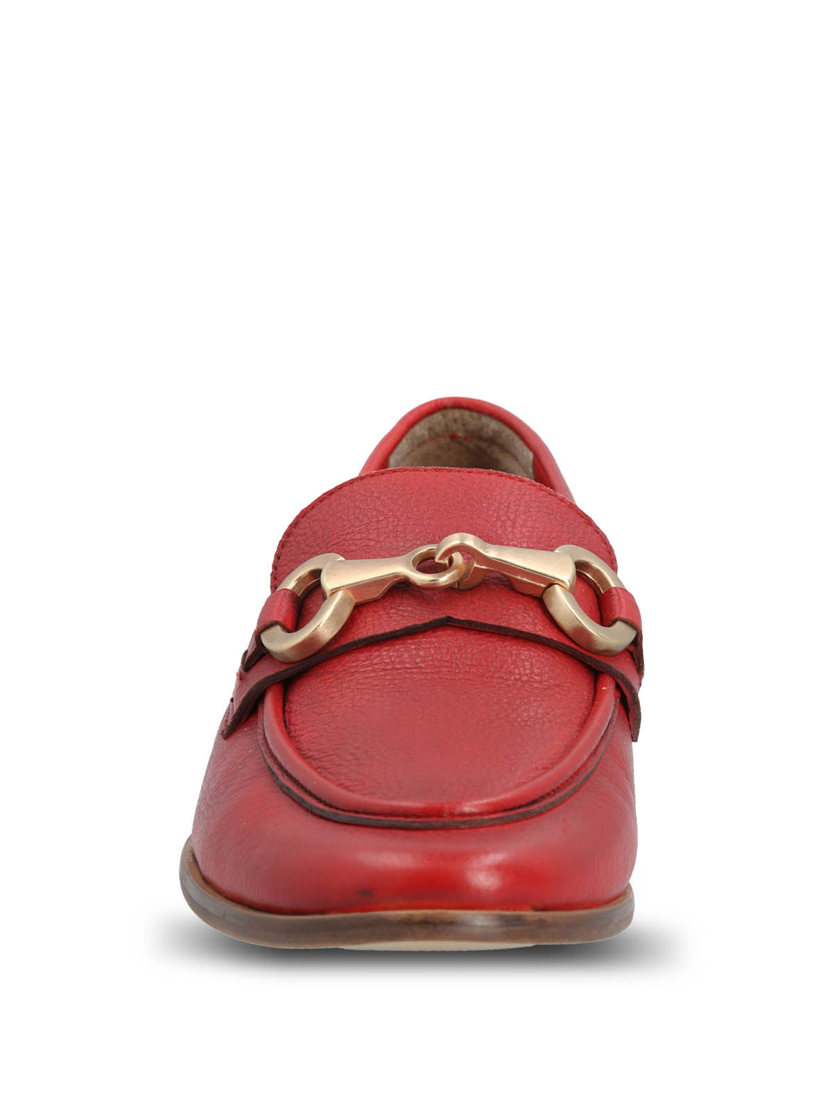 Mocasin Poplin Cuero Mujer
