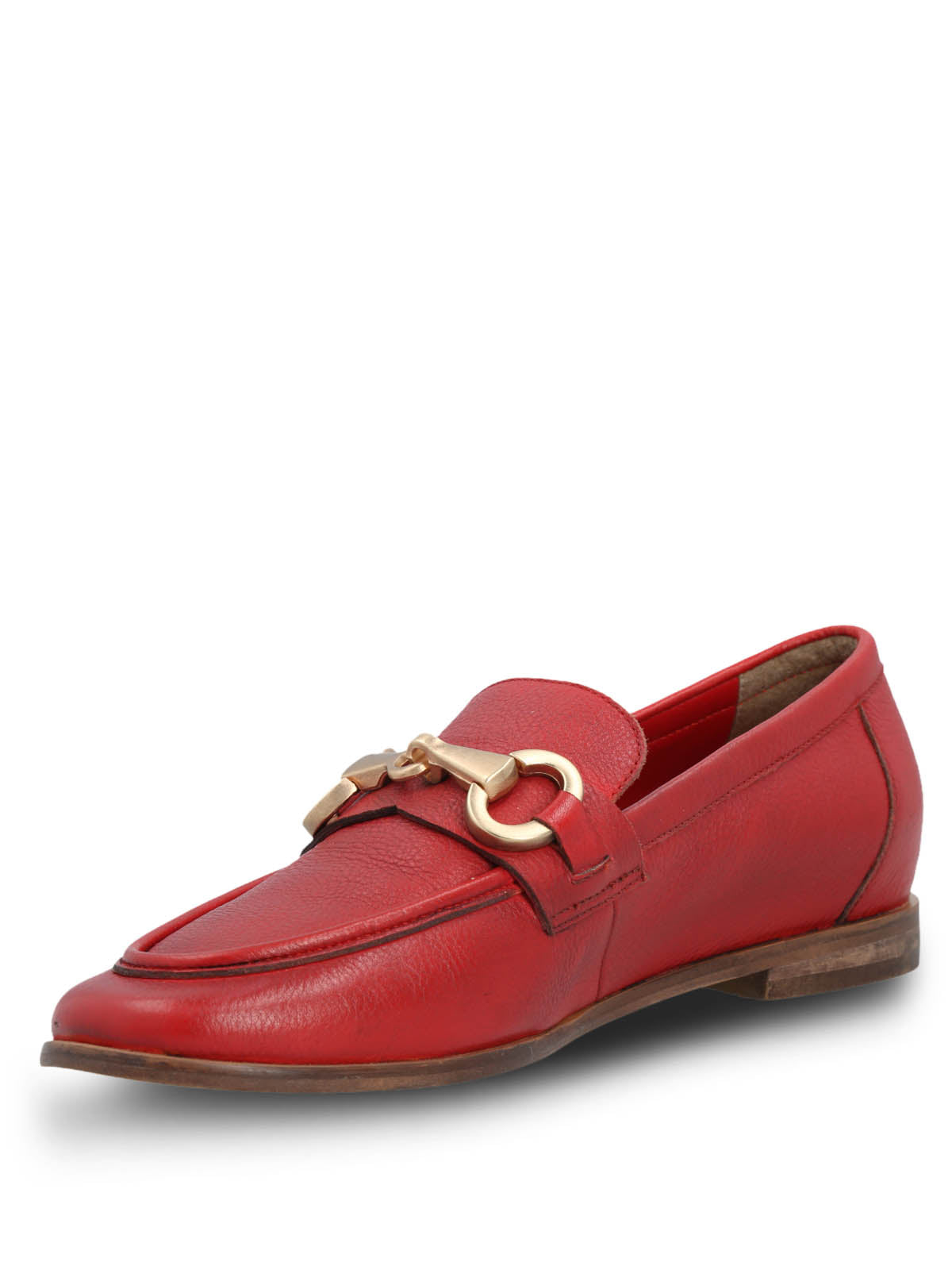 Mocasin Poplin Cuero Mujer