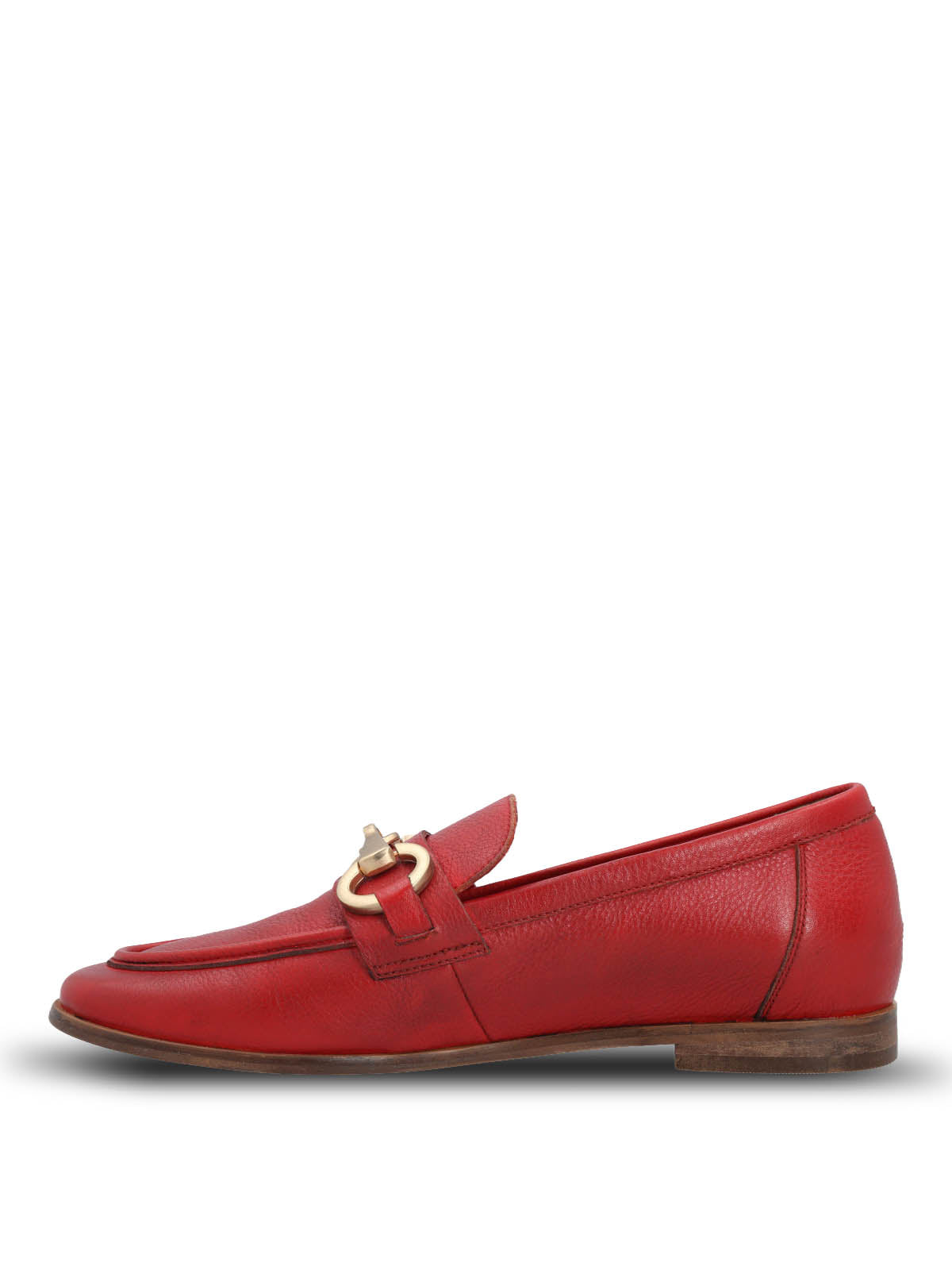 Mocasin Poplin Cuero Mujer