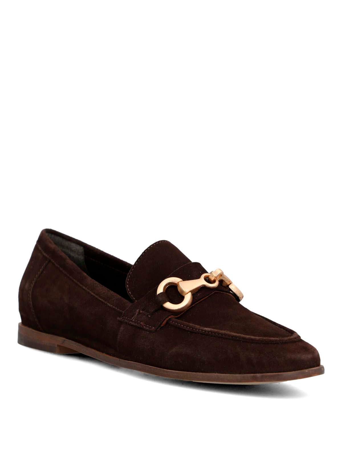 Mocasin Poplin Cuero Mujer