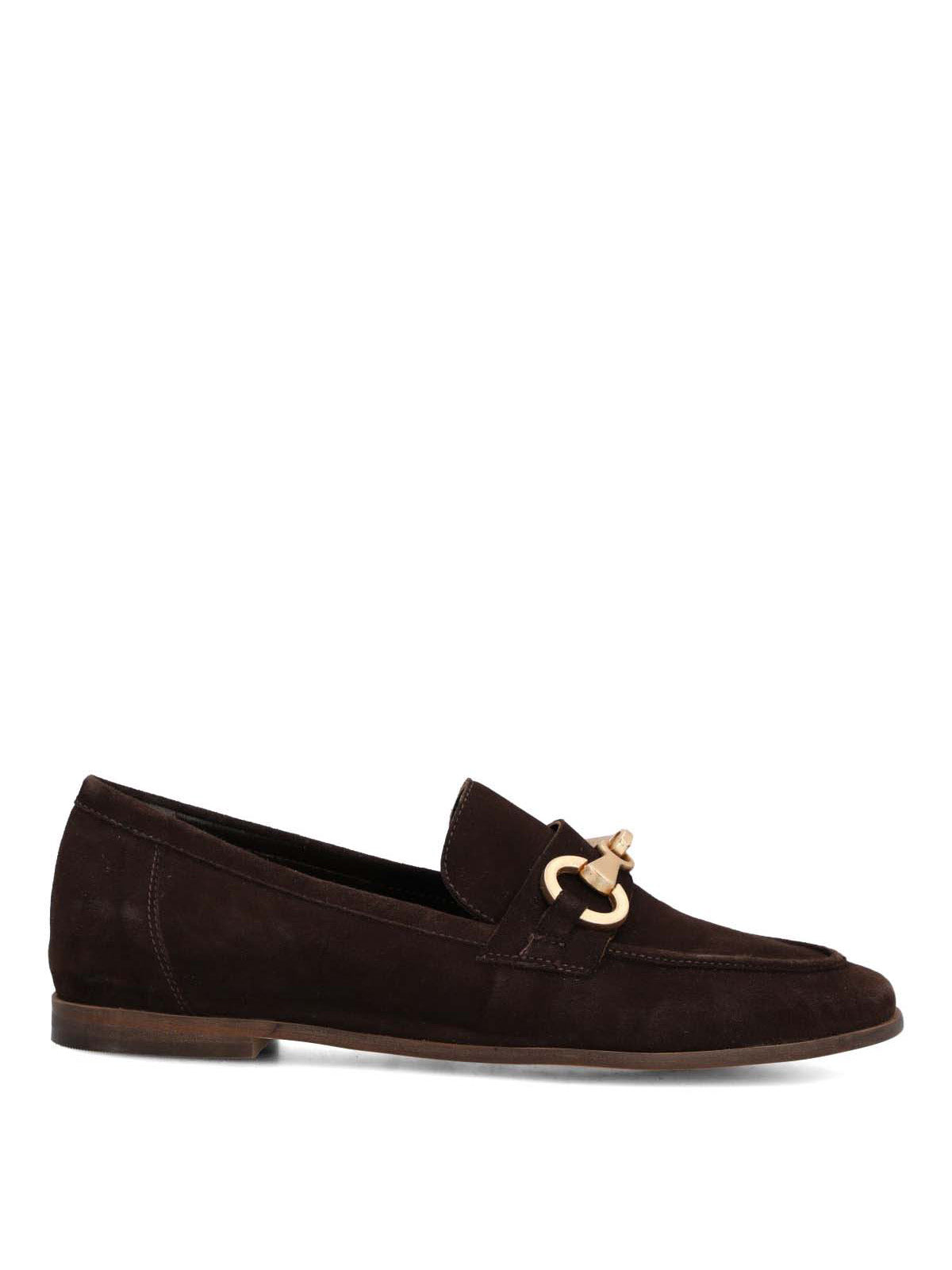 Mocasin Poplin Cuero Mujer