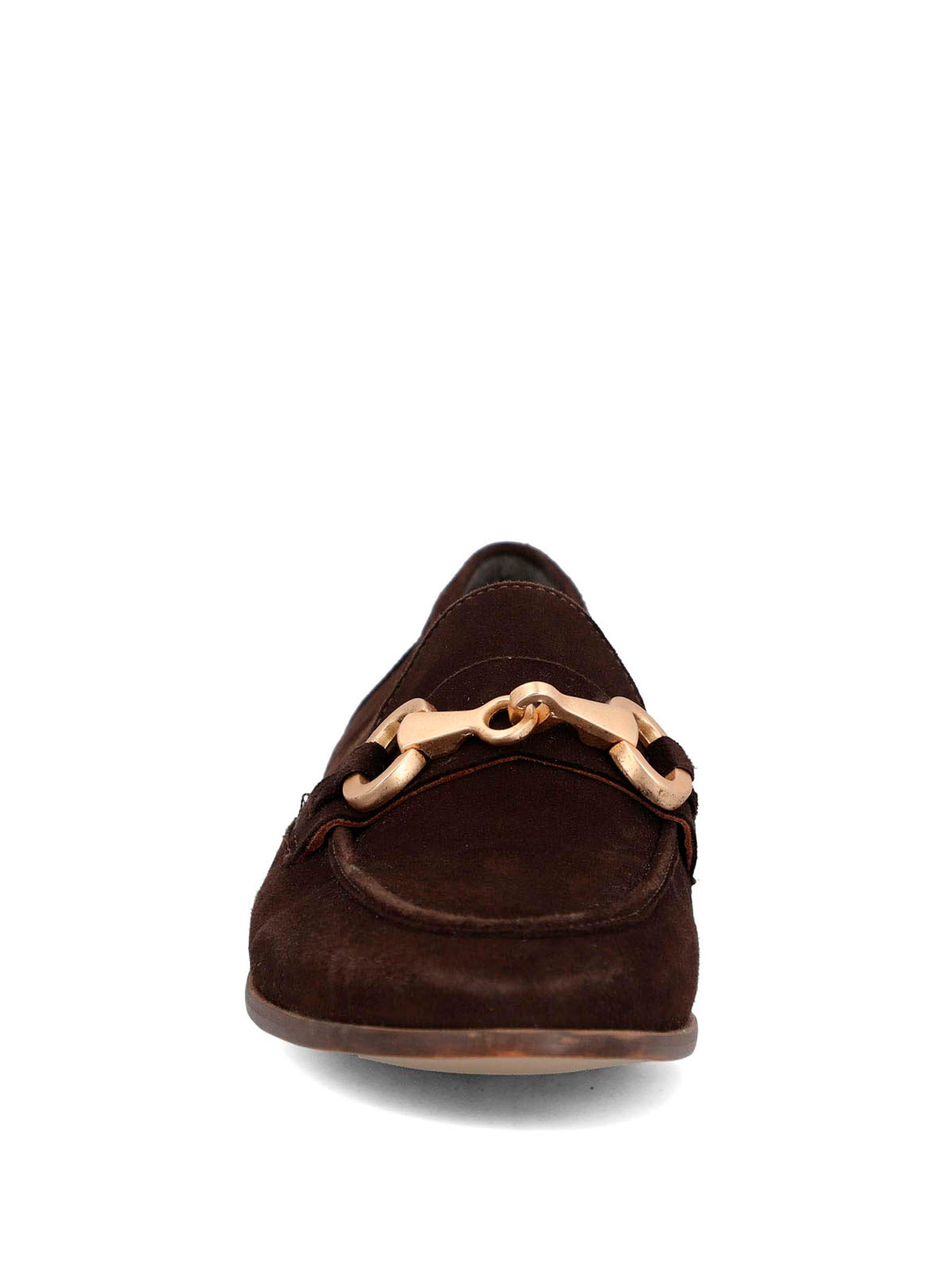 Mocasin Poplin Cuero Mujer