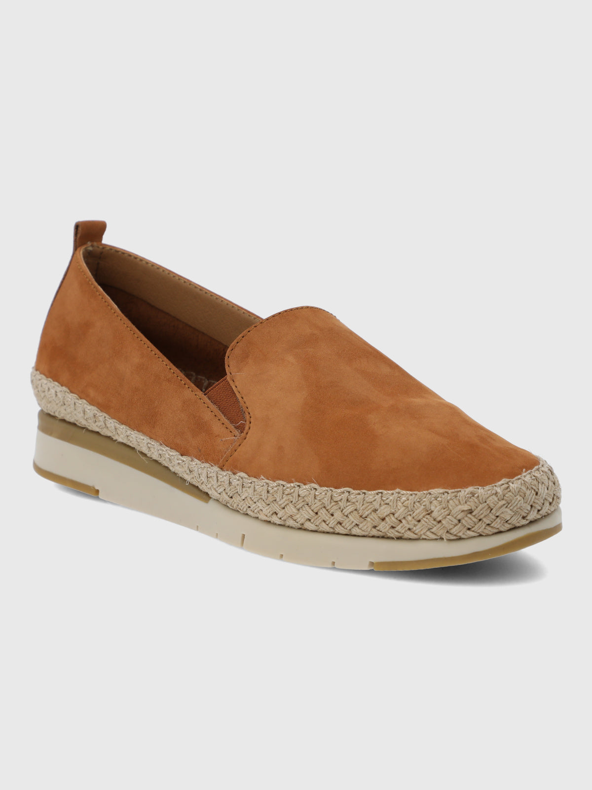 Alpargata Para Mujer Cuero Fusion Rope Marron Hush Puppies