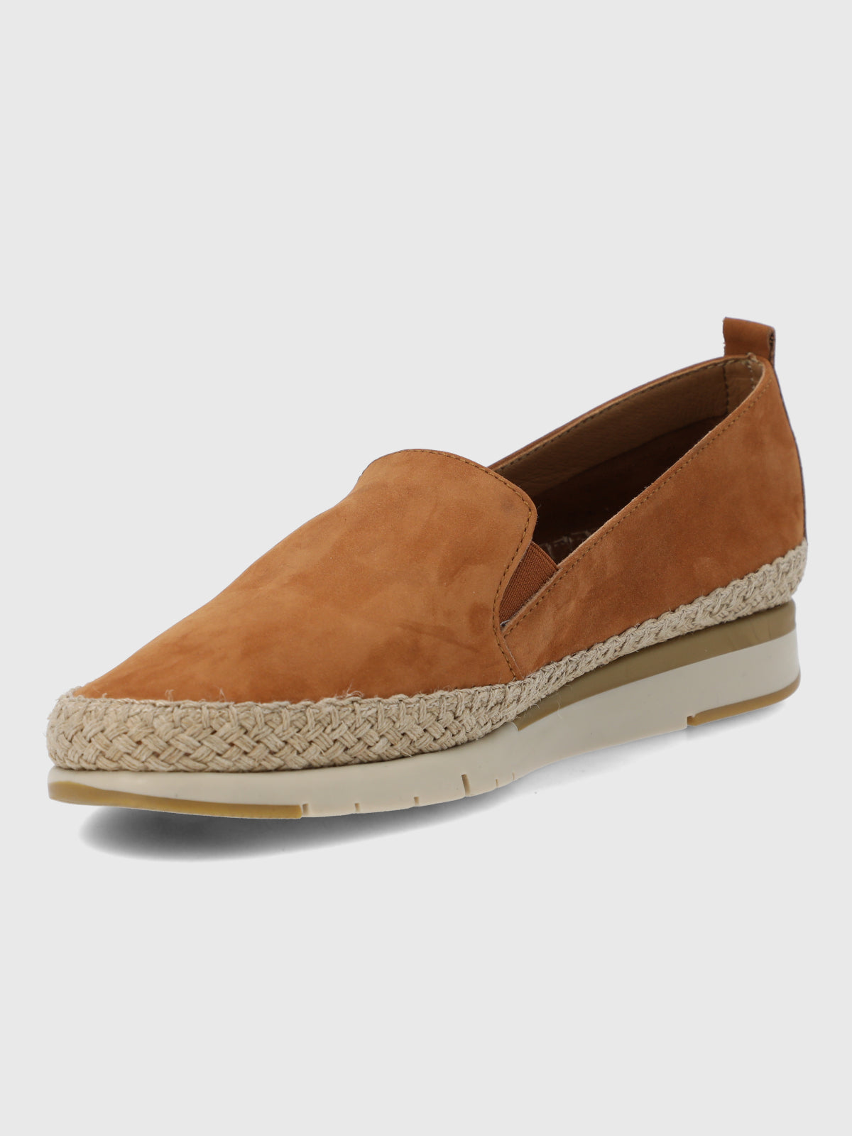 Alpargata Para Mujer Cuero Fusion Rope Marron Hush Puppies