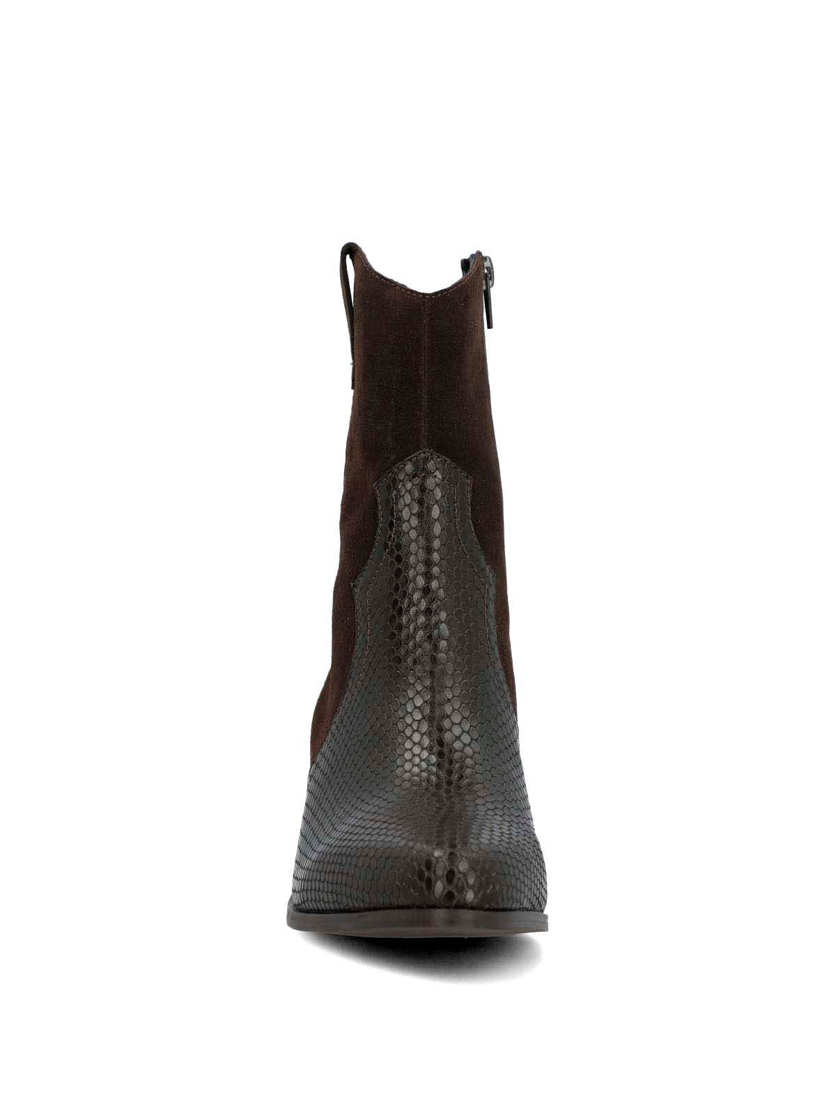 Botin Varca Cuero Mujer