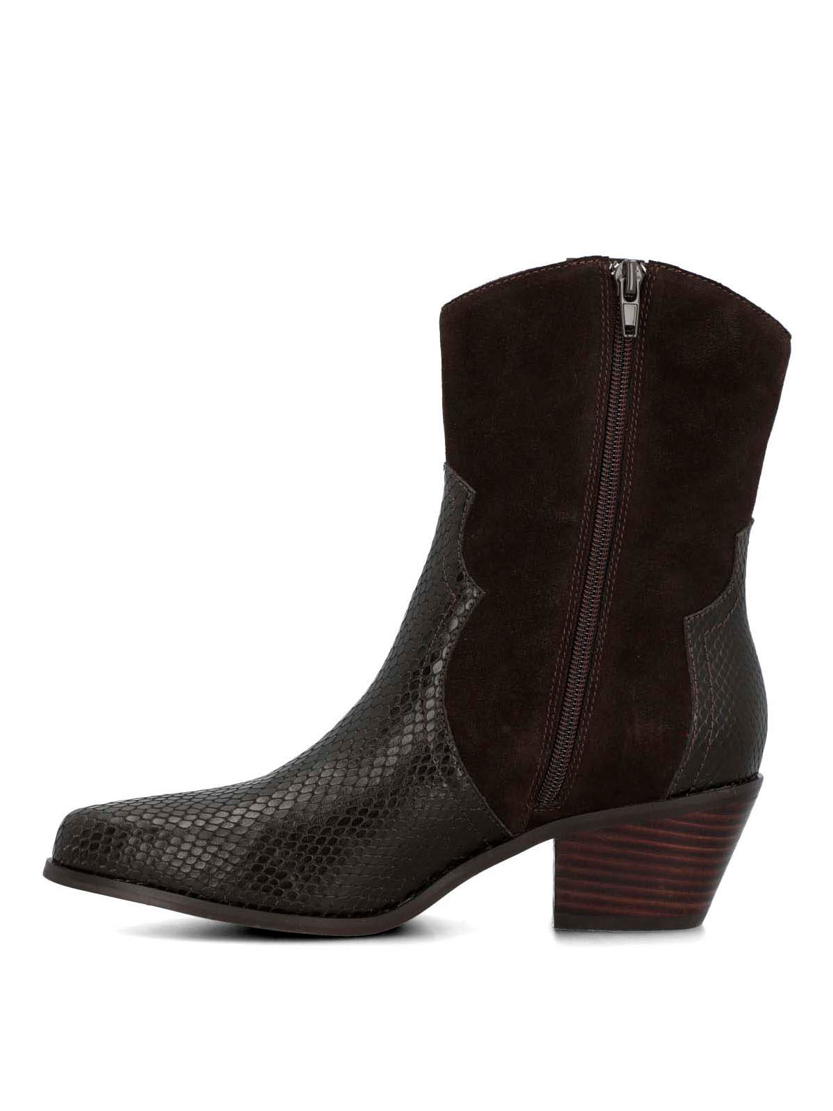 Botin Varca Cuero Mujer