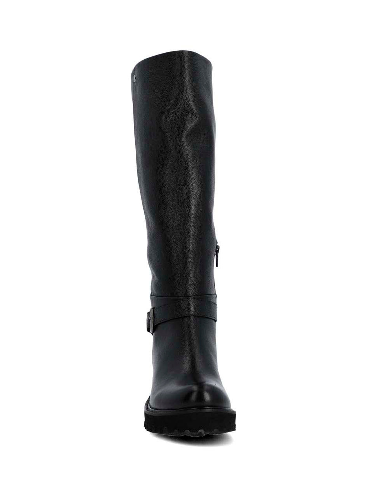 Bota Para Mujer Cuero Blisda Negro Hush Puppies