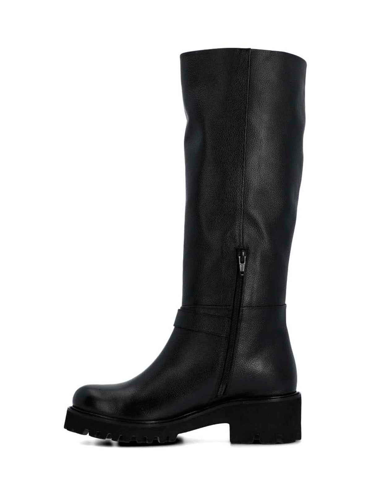 Bota Para Mujer Cuero Blisda Negro Hush Puppies