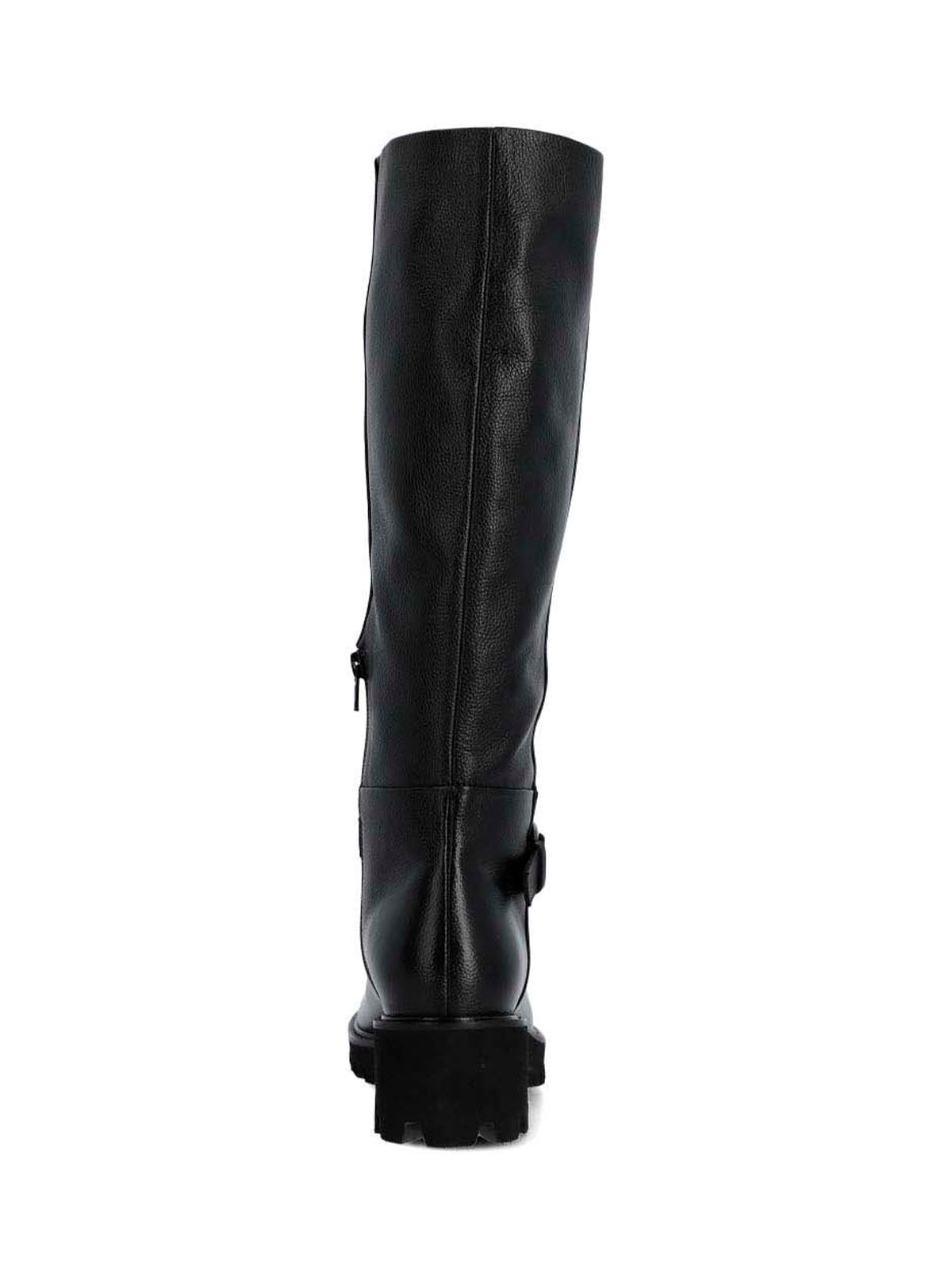 Bota Para Mujer Cuero Blisda Negro Hush Puppies