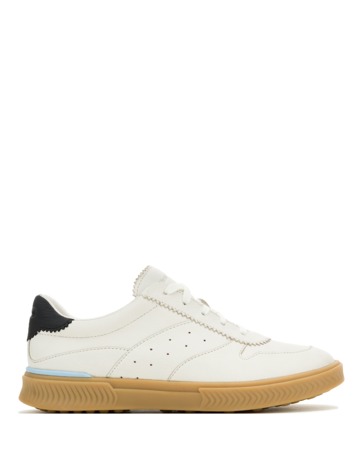 Zapatilla Para Mujer Cuero Mae Cap Toe Lace Blanco Hush Puppies