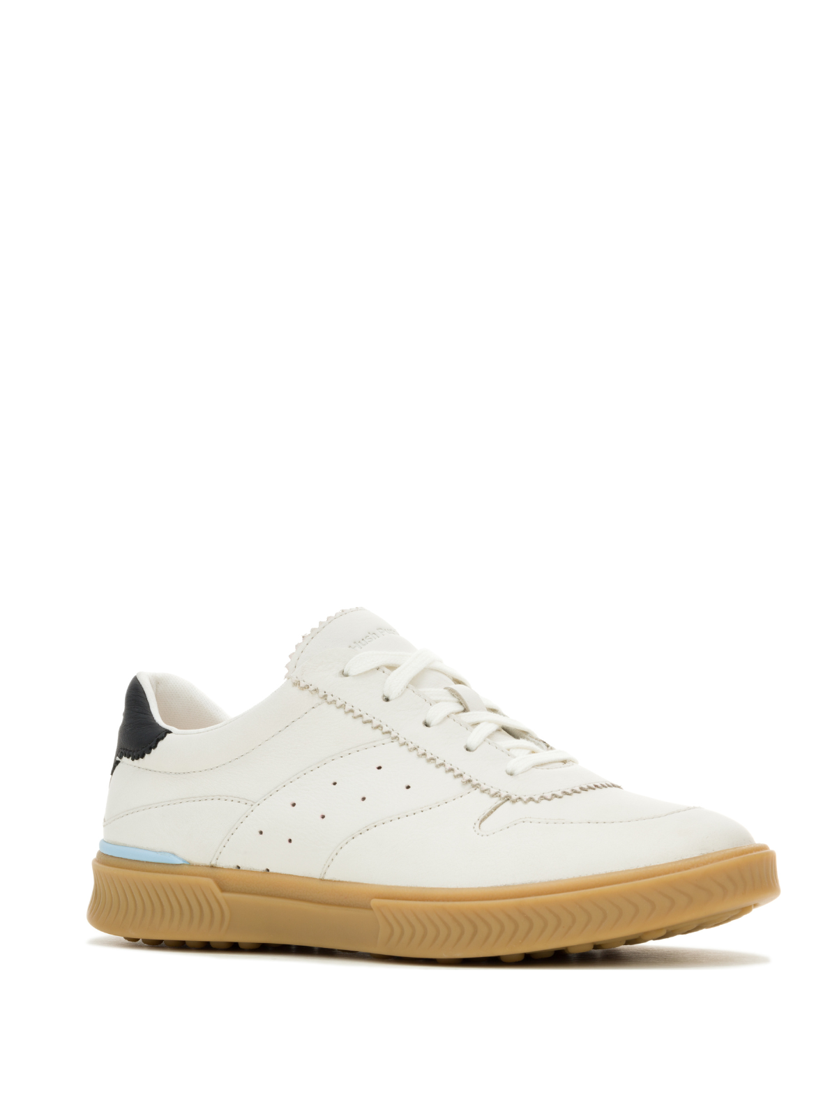 Zapatilla Para Mujer Cuero Mae Cap Toe Lace Blanco Hush Puppies