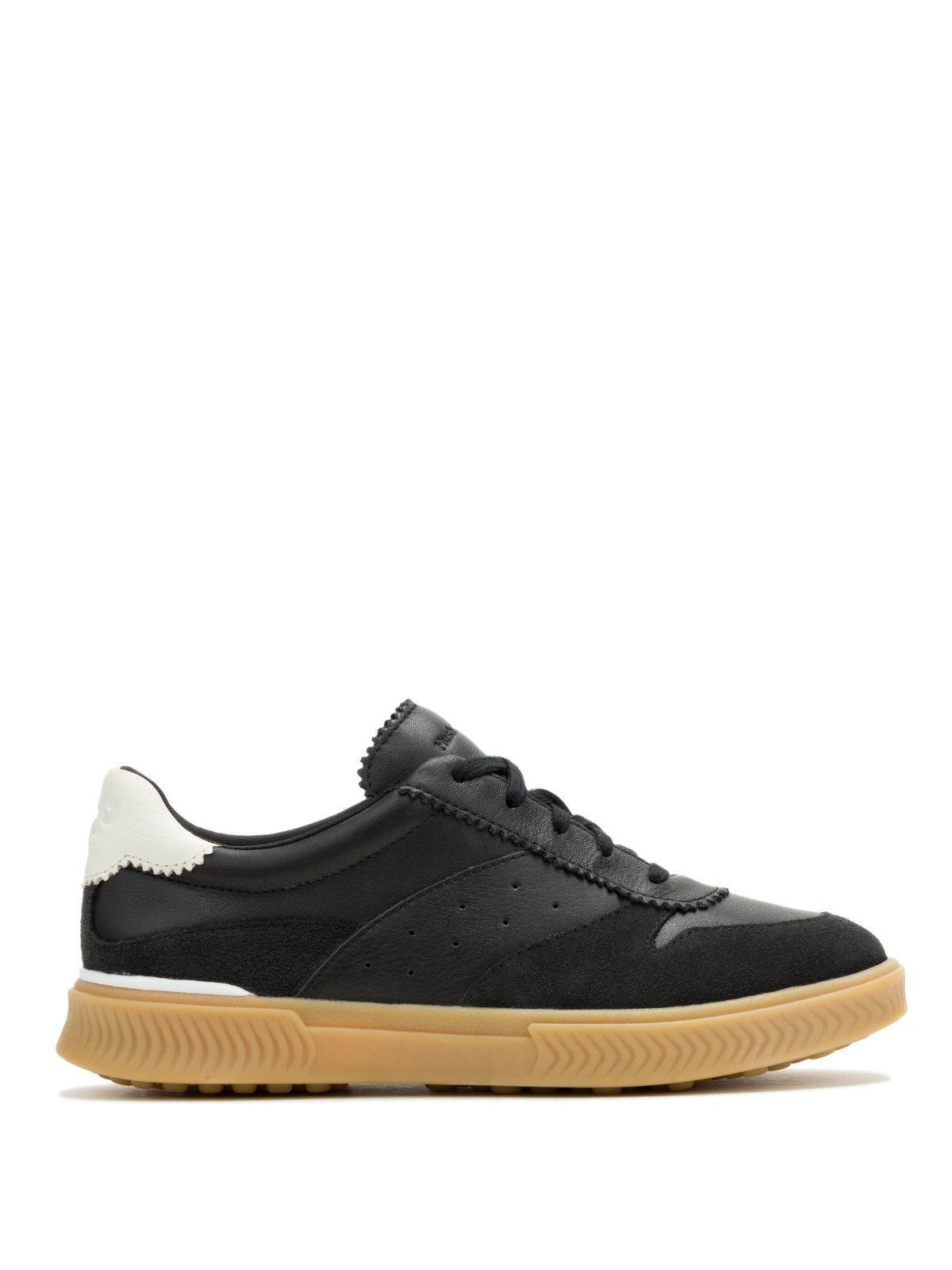 Zapatilla Para Mujer Cuero Mae Cap Toe Lace Negro Hush Puppies
