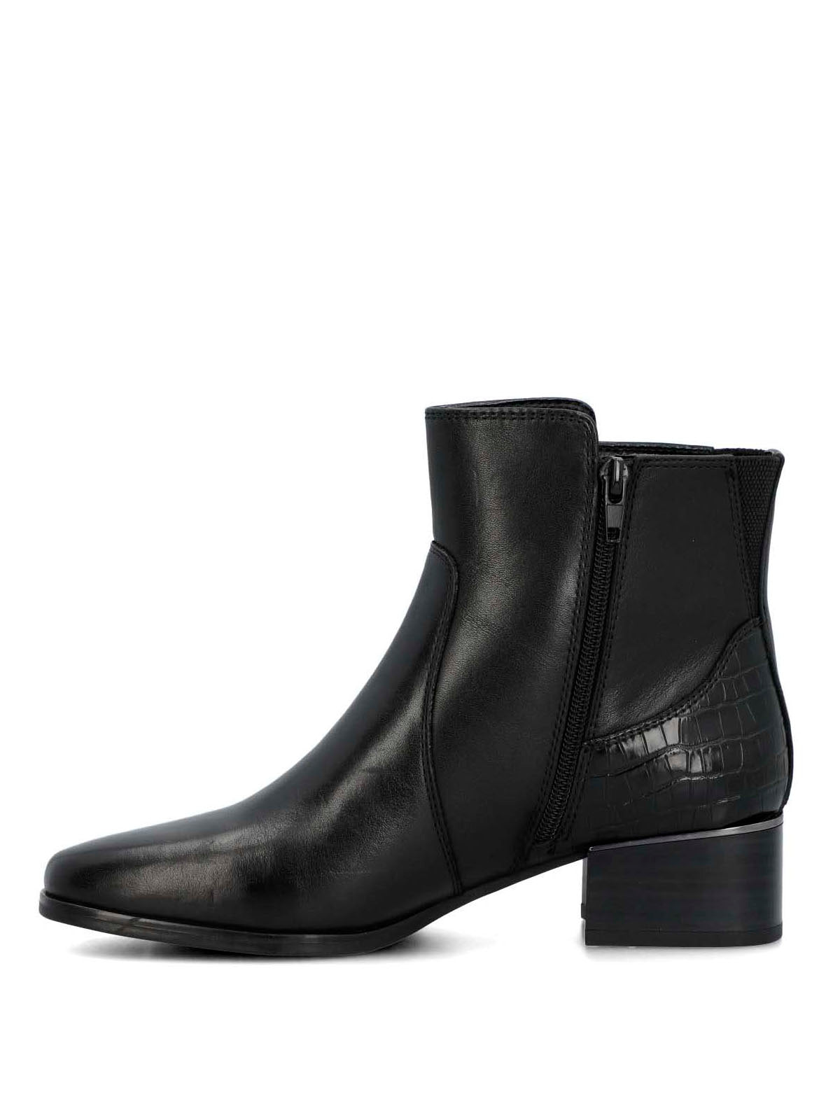 Botín Para Mujer Cuero Samby Negro Hush Puppies