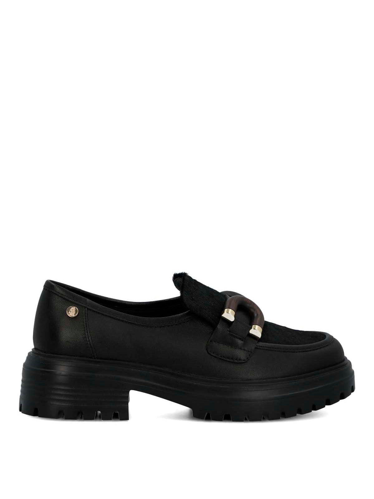 Mocasin Botana Cuero Mujer