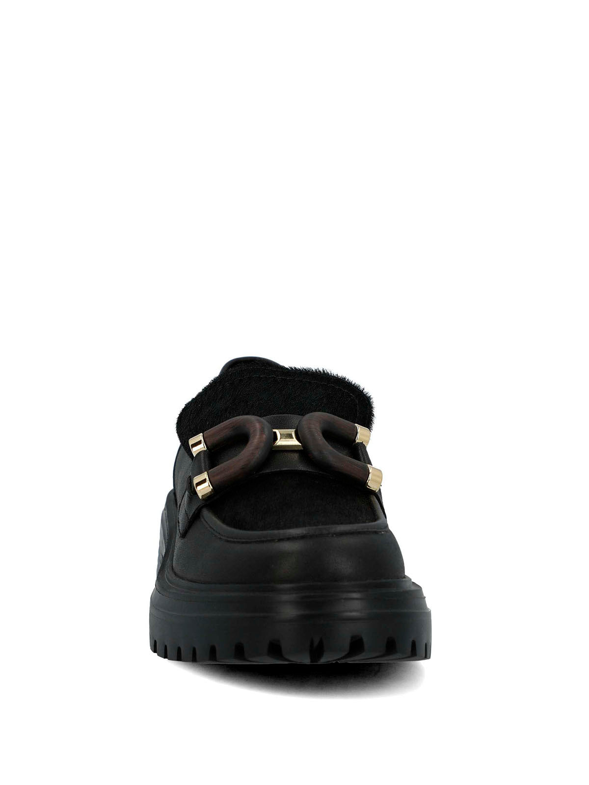 Mocasin Botana Cuero Mujer